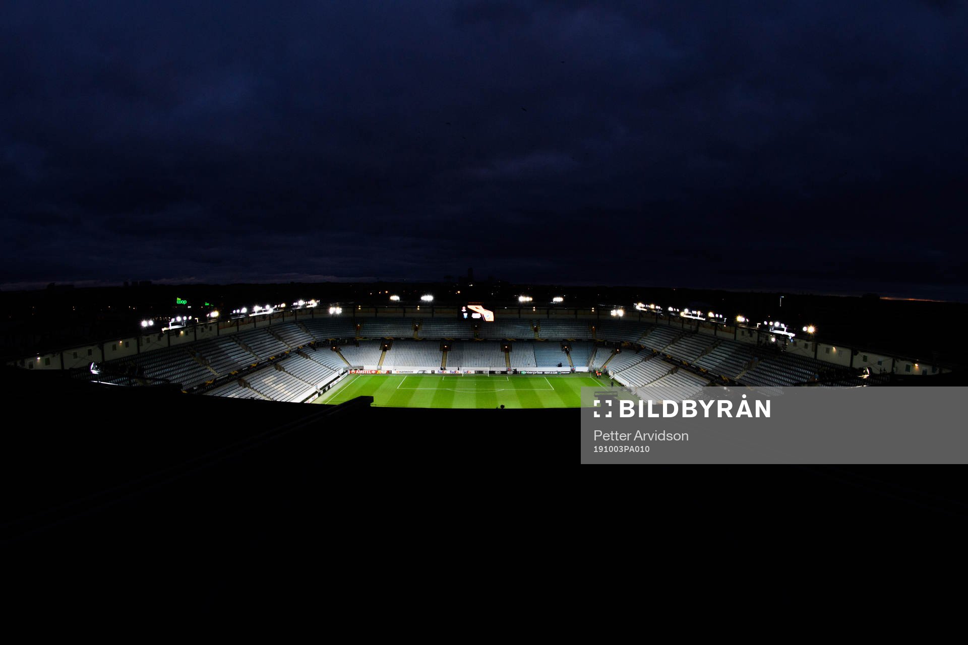 General view of Stadion