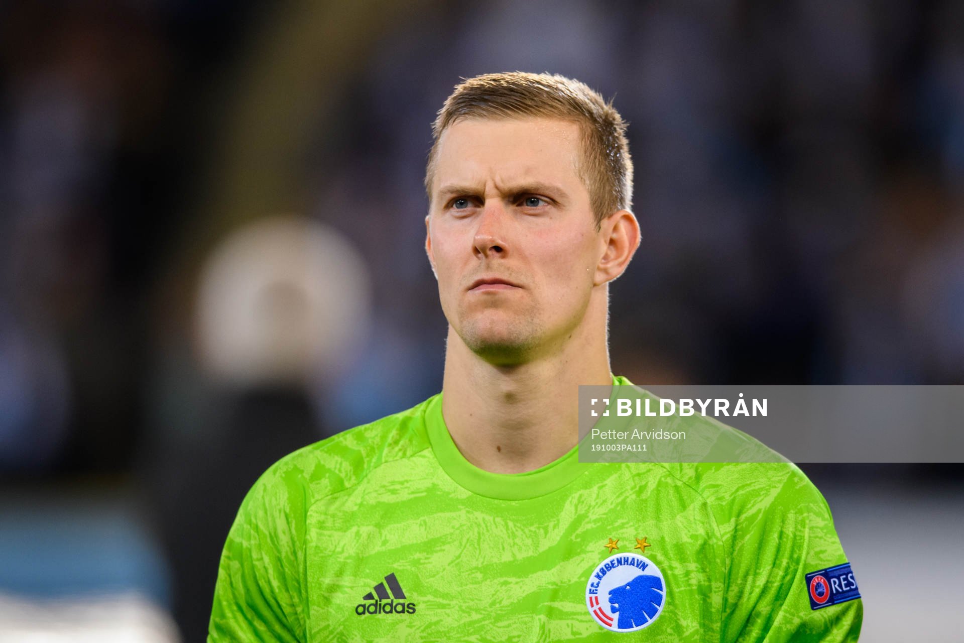 Goalkeeper Karl-Johan Johnsson of FC Köpenhamn