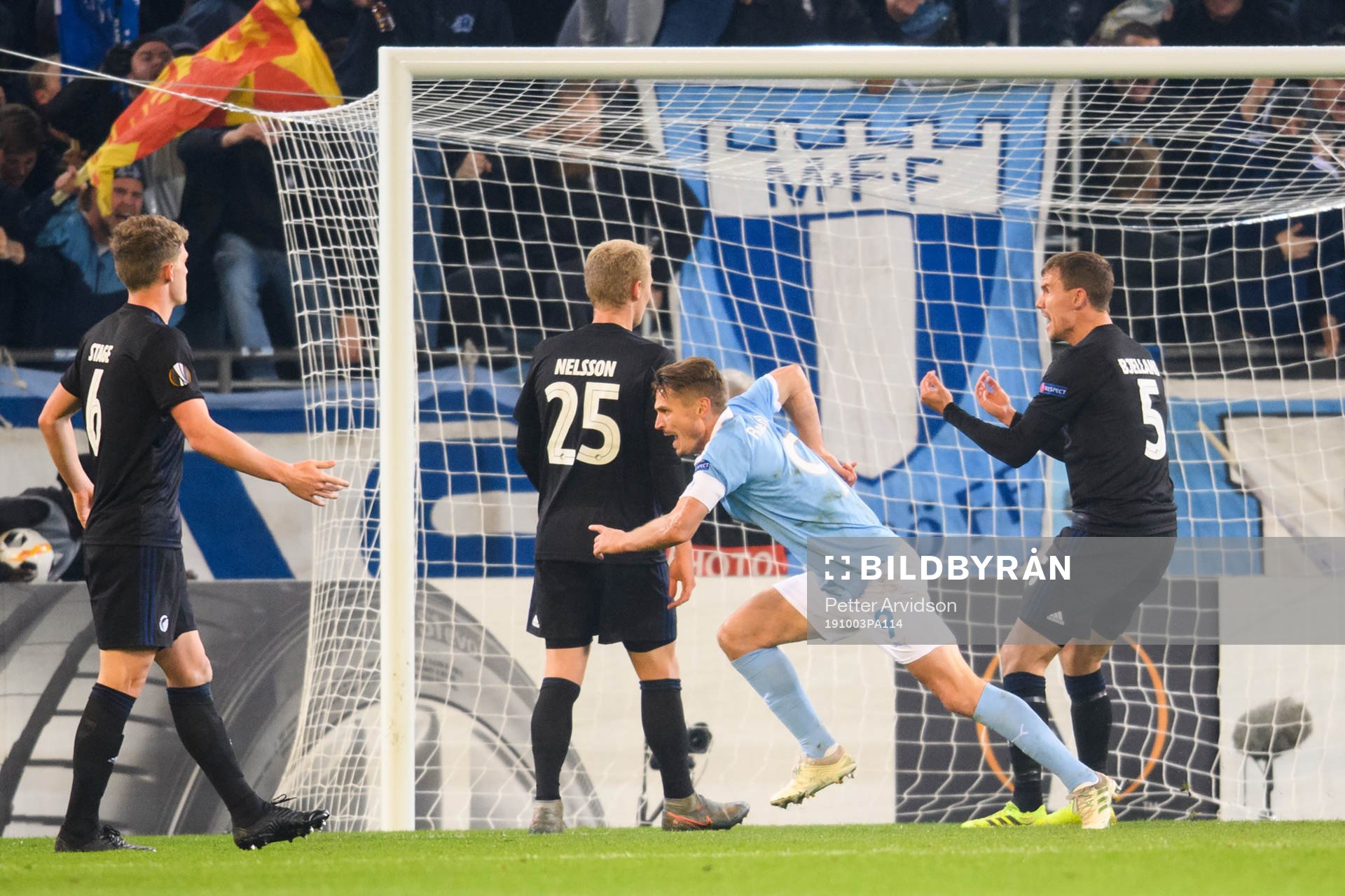 Markus Rosenberg of Malmö FF celebrates