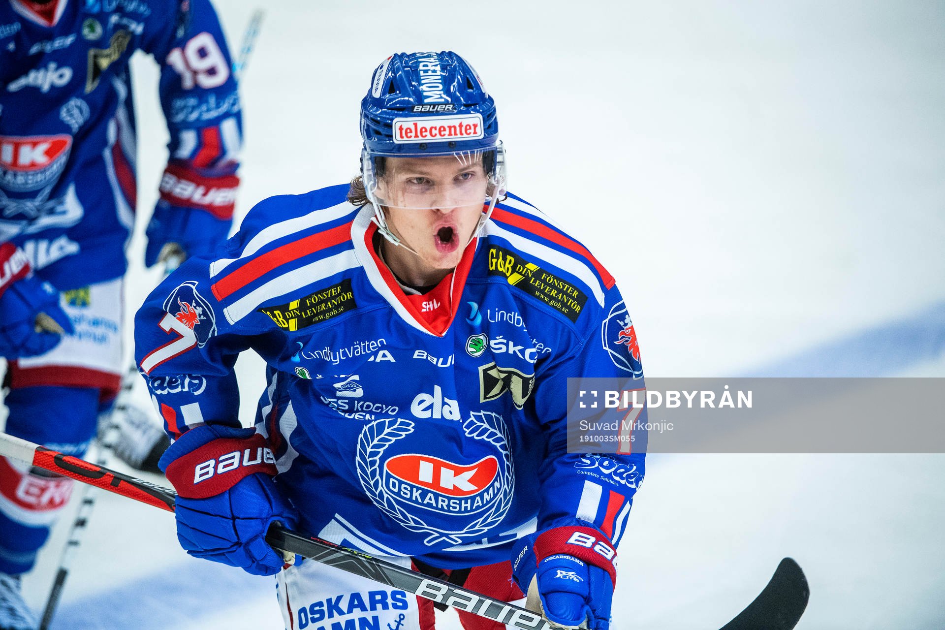 Oskarshamns Isak Pantzare jublar