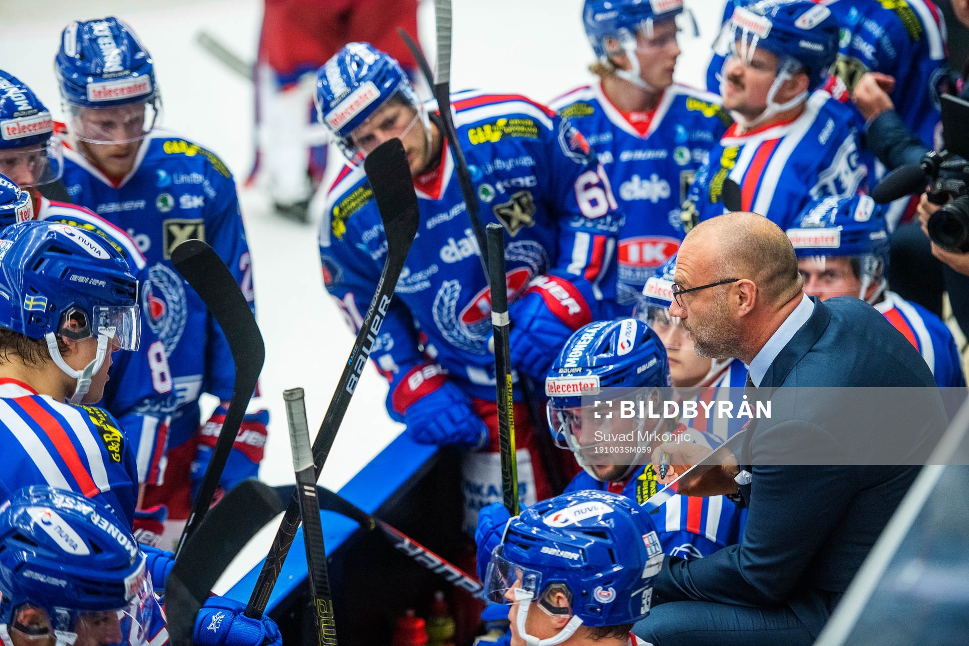 Oskarshamns assisterande tränare Fredrik Hallberg