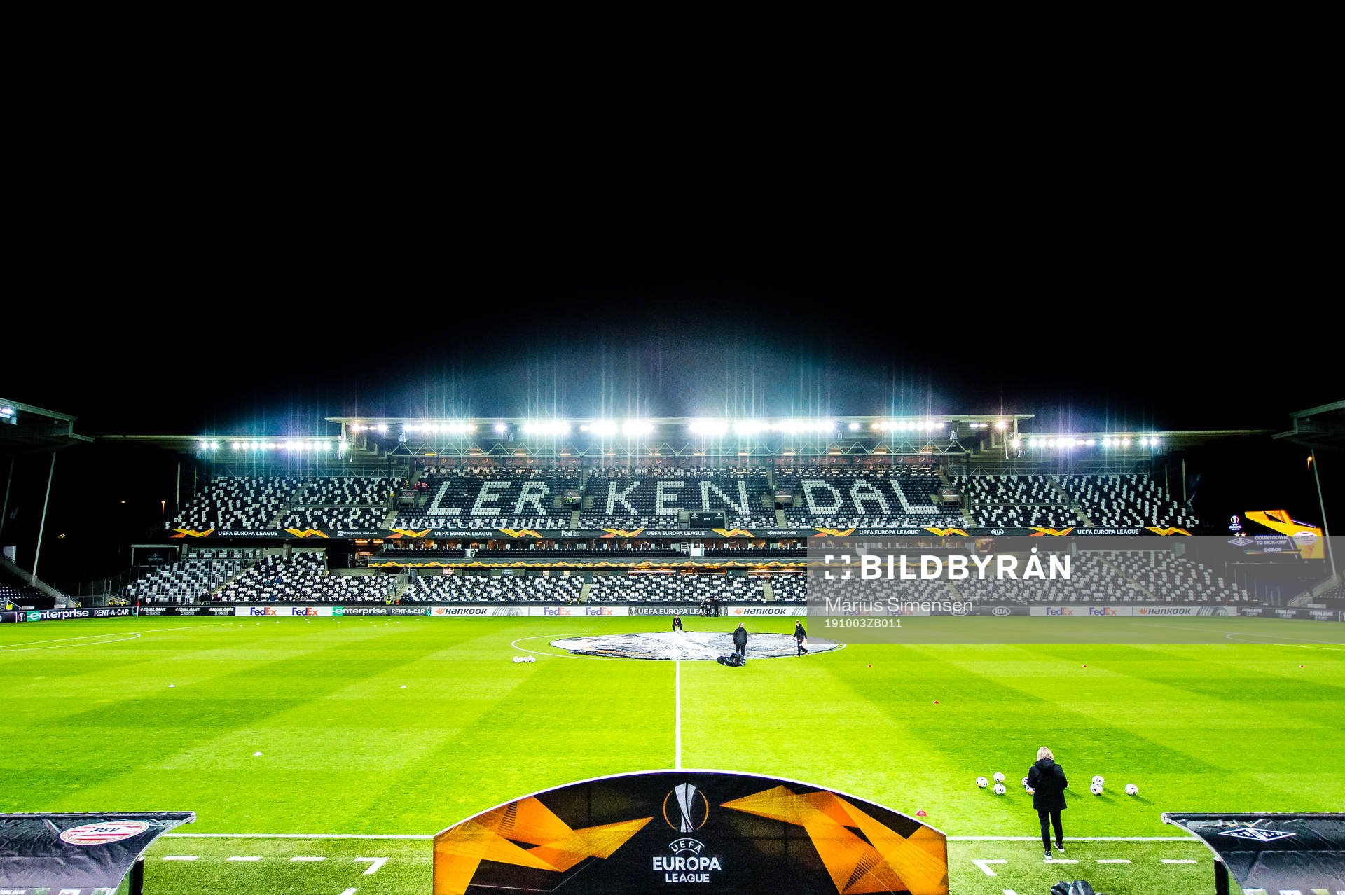 General view of Lerkendal Stadion