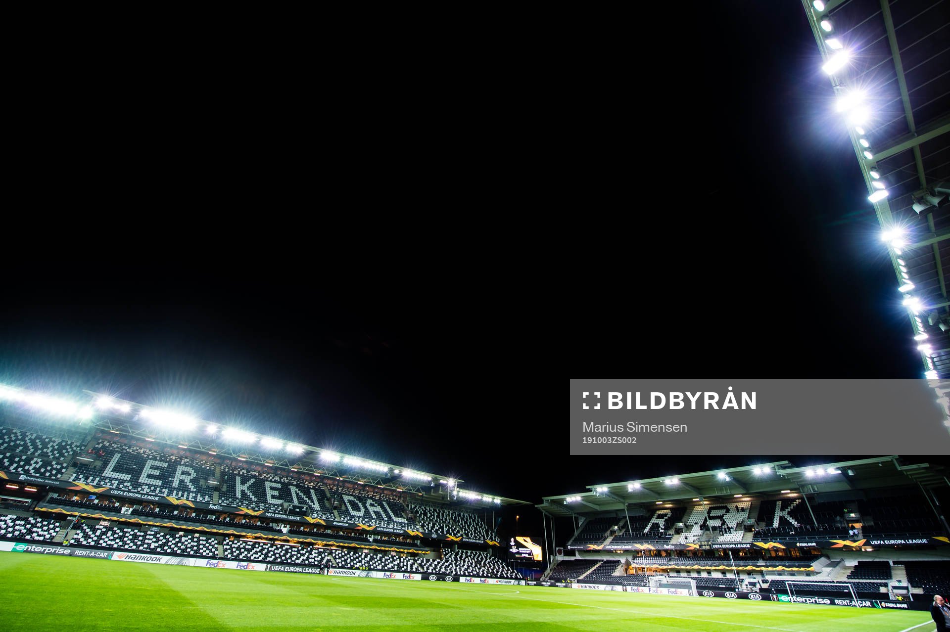 General view of Lerkendal Stadion