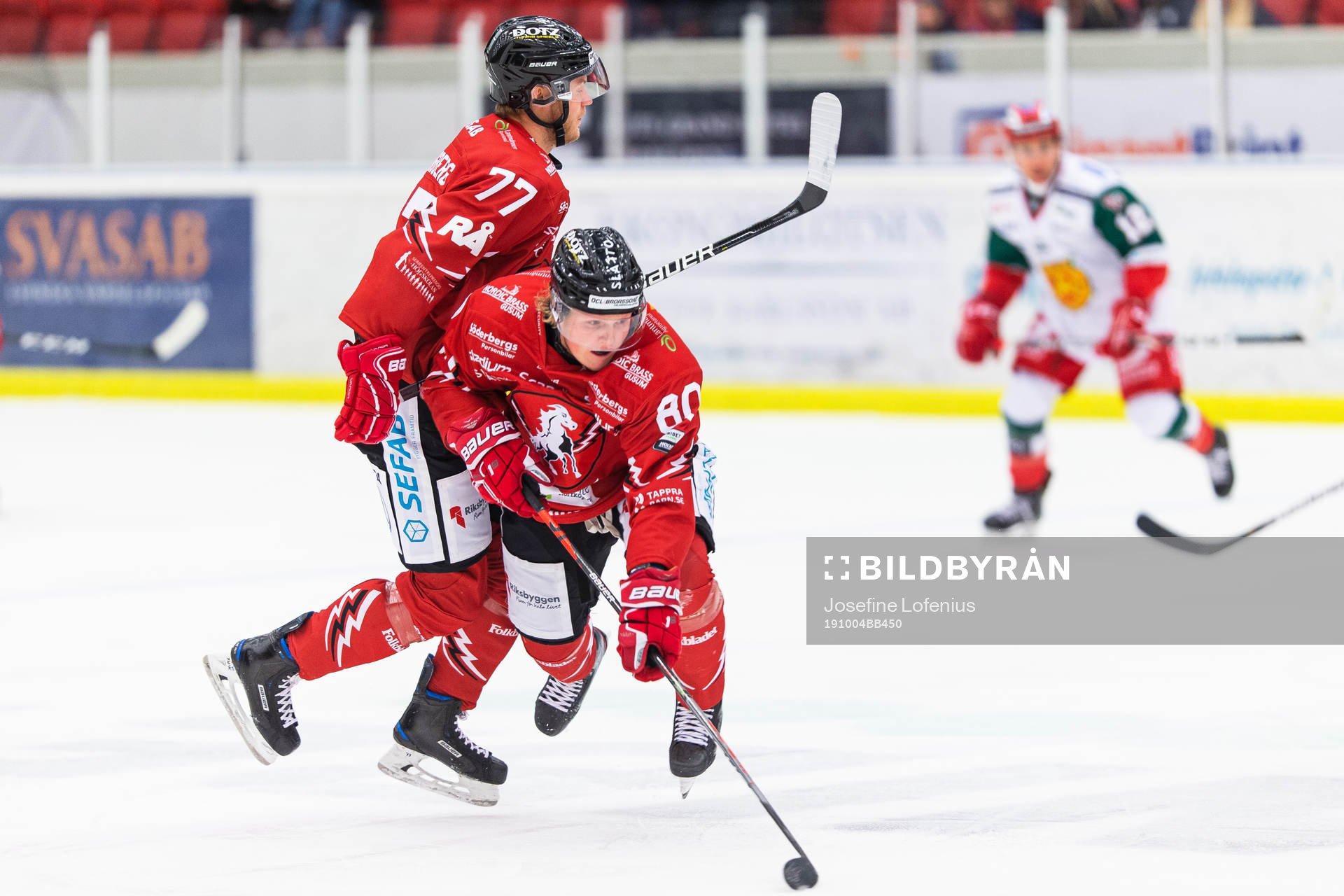 Vita Hästens Anton Johansson och Jacob Spångberg
