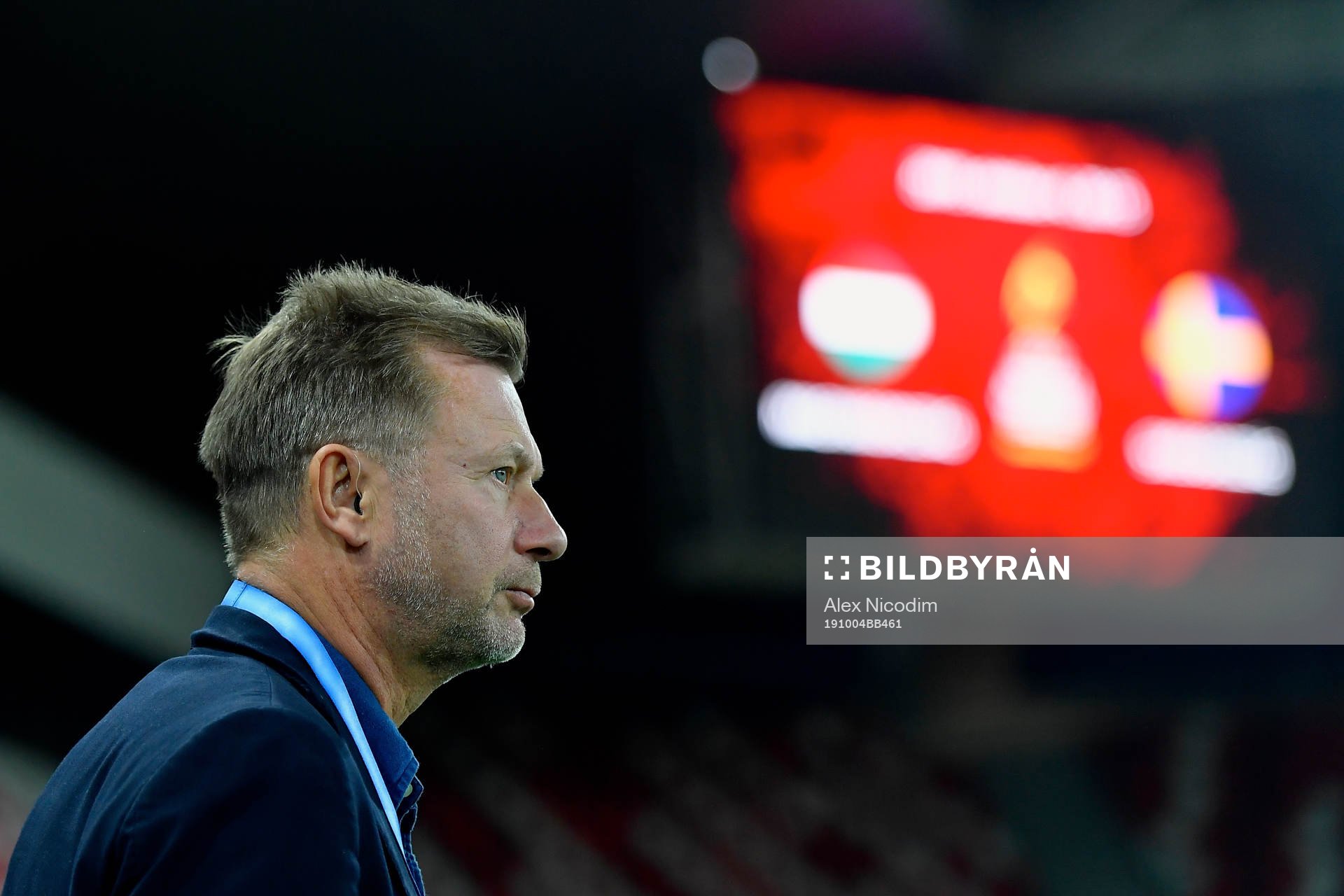 Peter Gerhardsson, head coach of Sweden