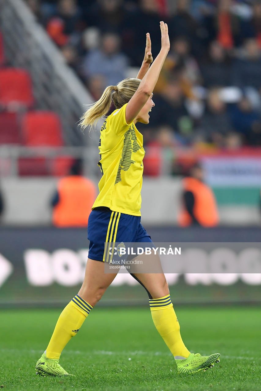 Magdalena Ericsson of Sweden celebrates