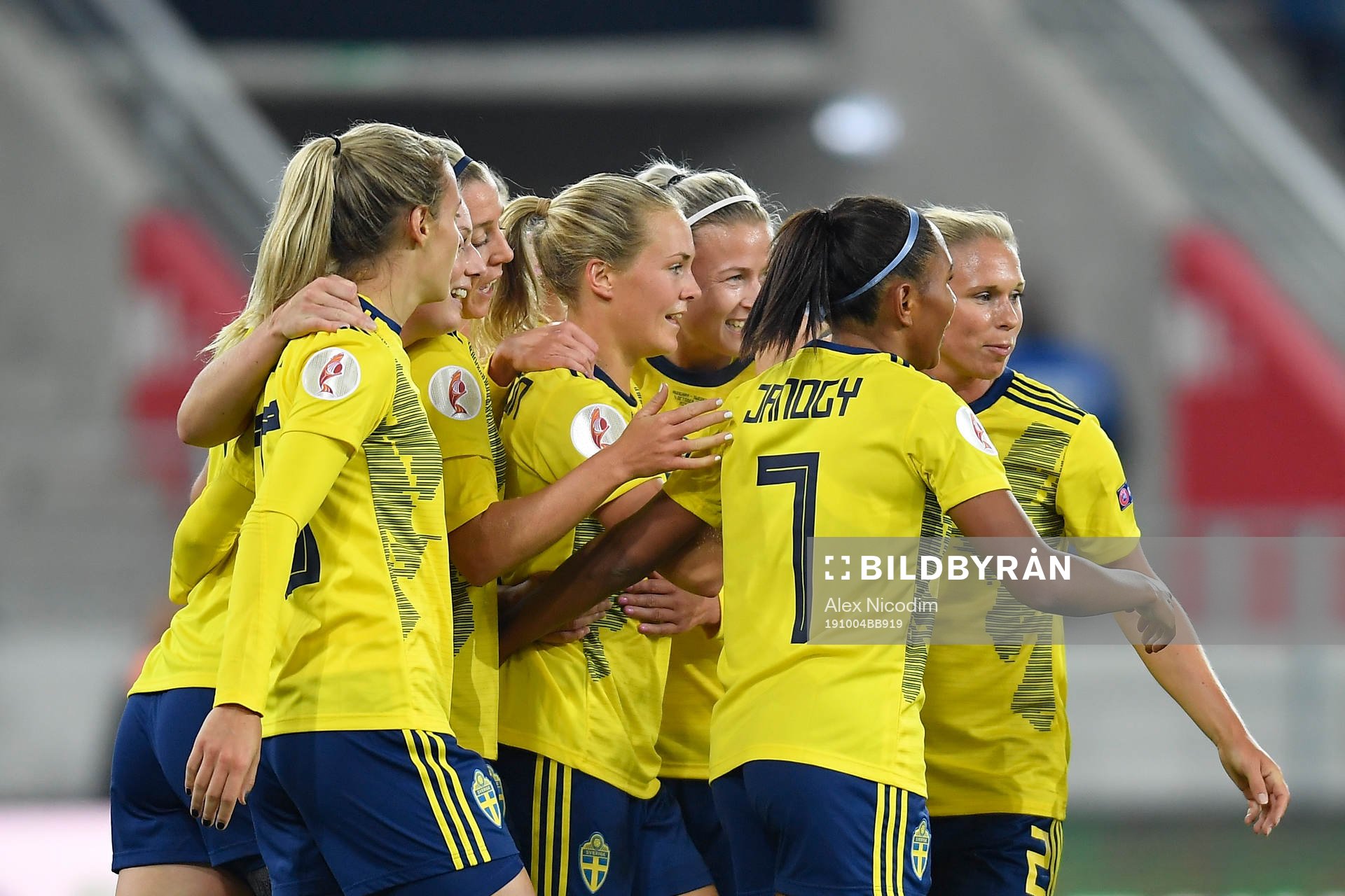 Magdalena Ericsson, Hanna Glas and Jonna Andersson of