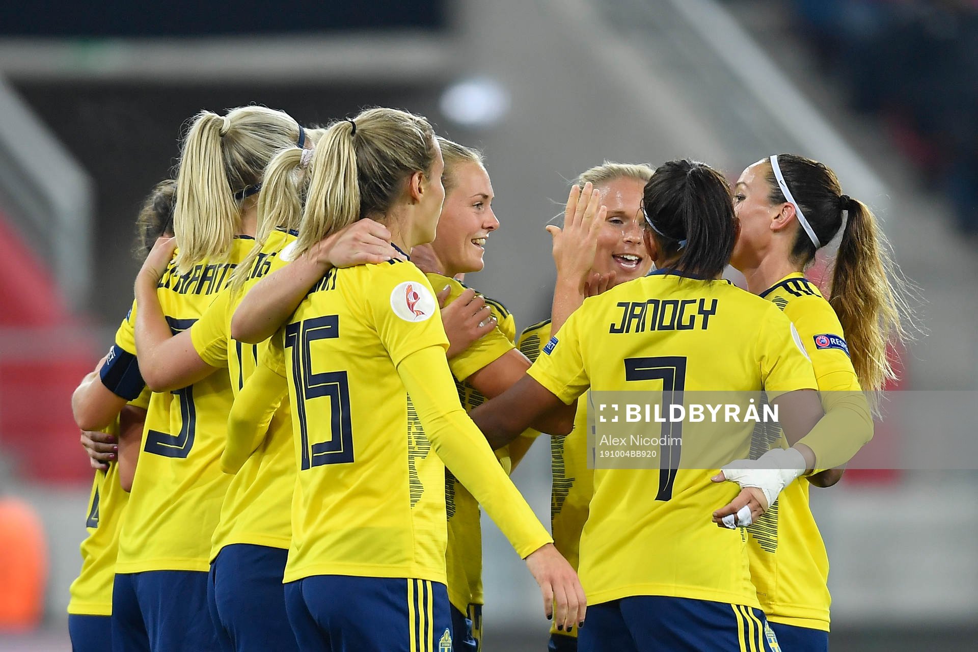 Magdalena Ericsson, Linda Sembrant, Julia Zigiotti and