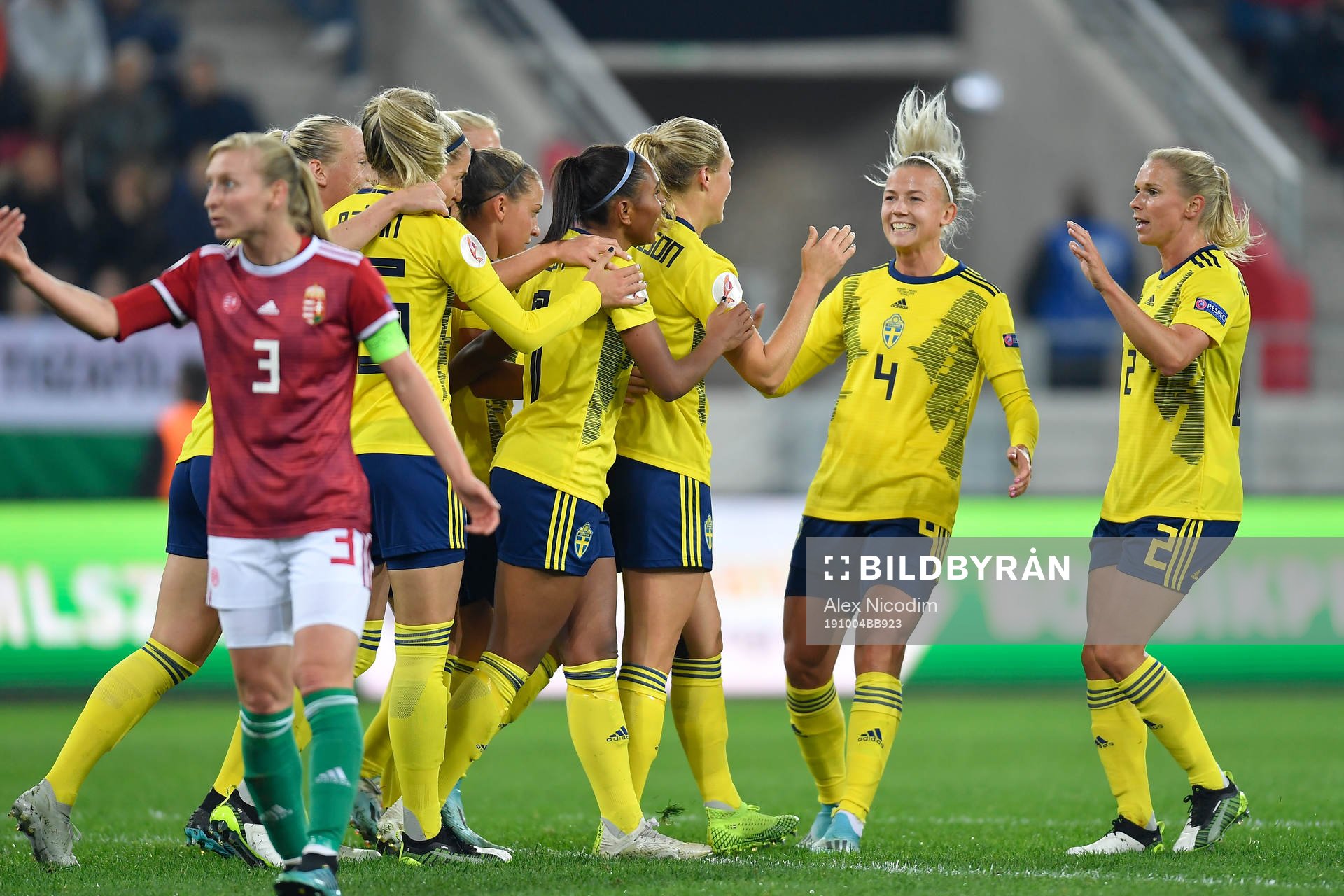 Magdalena Ericsson, Hanna Glas and Jonna Andersson of