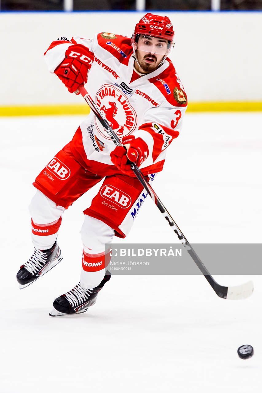 Troja/Ljungbys Kevin Karlsson