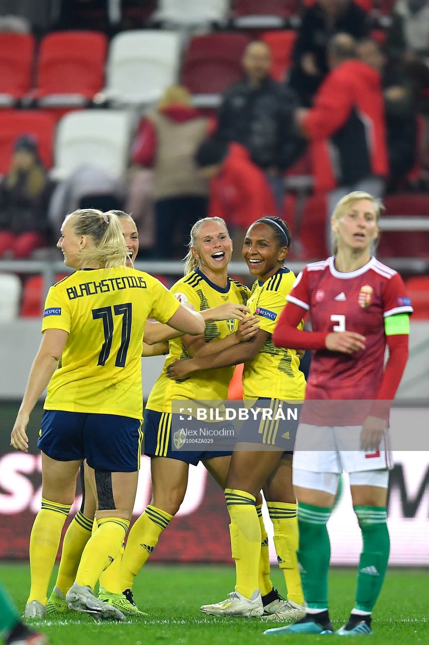 Magdalena Ericsson, Jonna Andresson and Madelen Janogy of