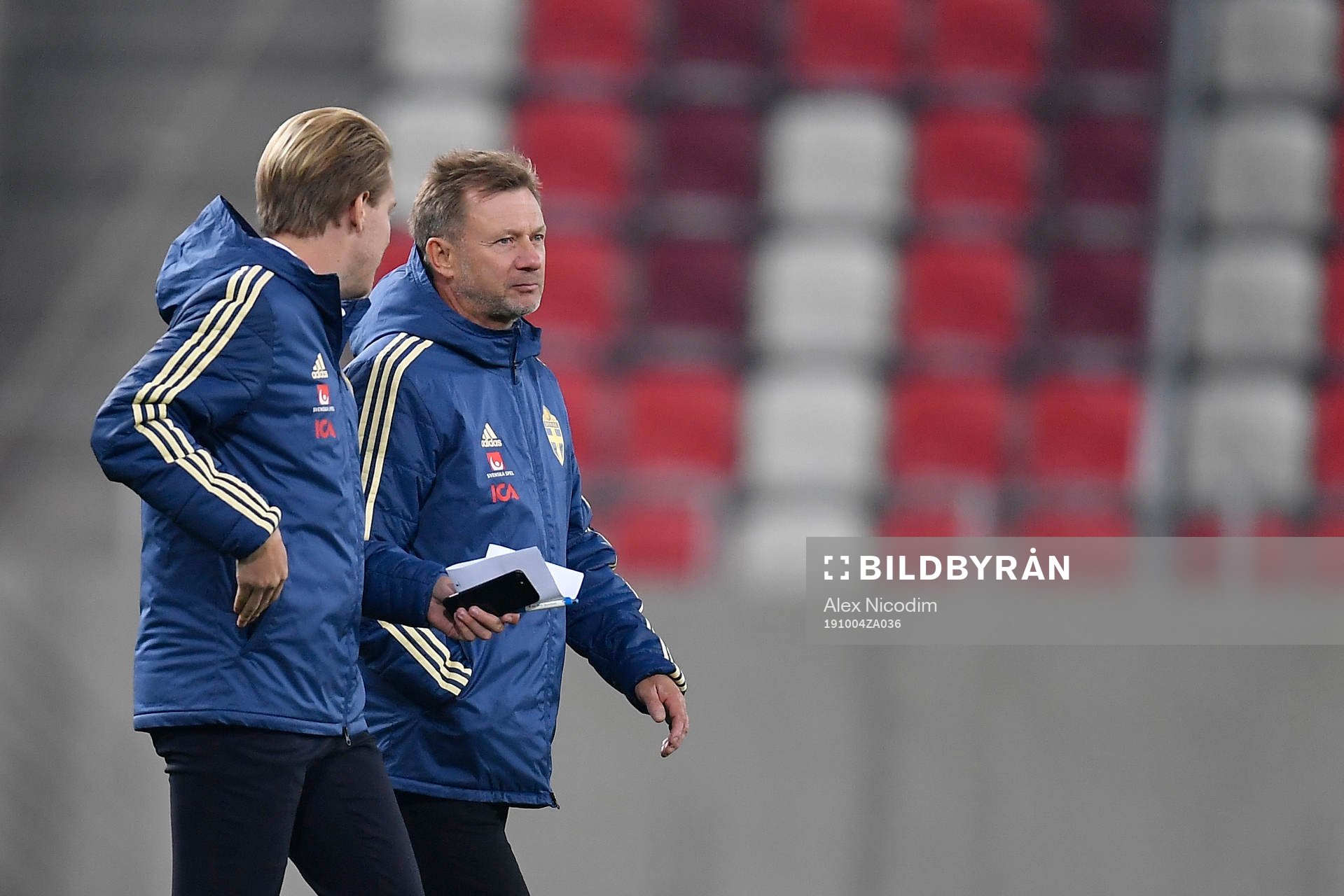 Peter Gerhardsson, head coach of Swden