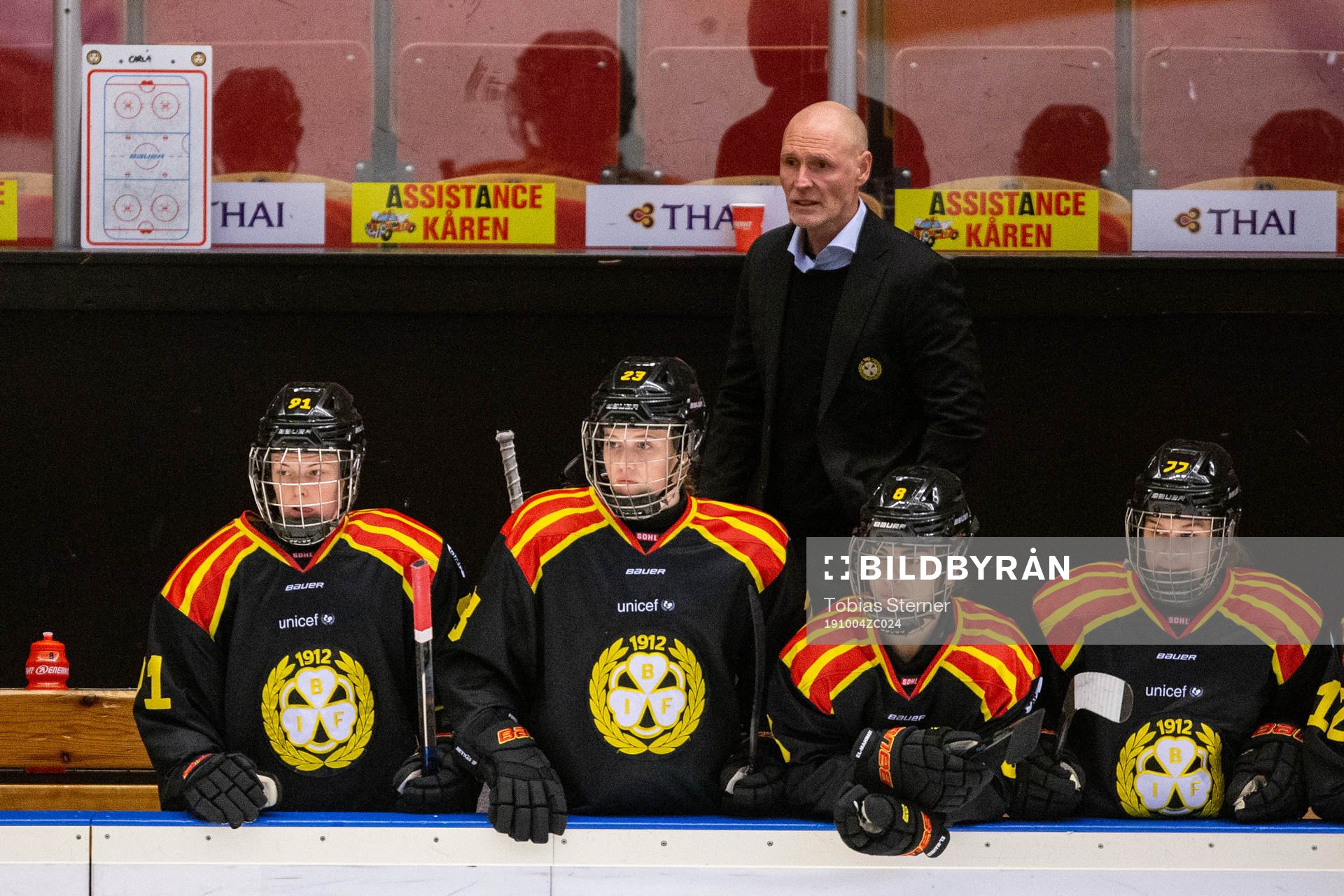 Brynäs assisterande tränare Magnus Carlsson