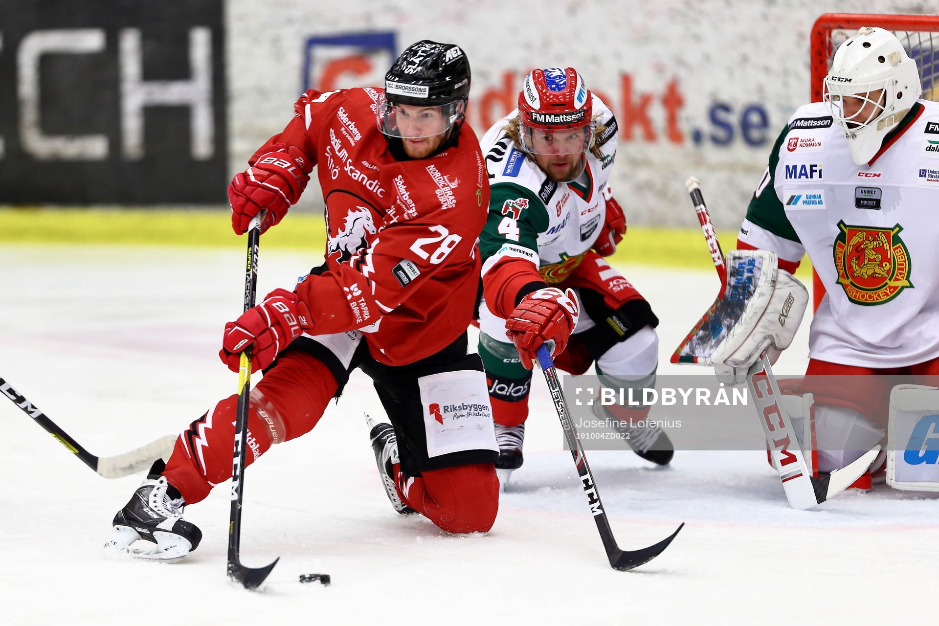 Vita Hästens Istvan Bartalis och Moras Viktor Amnér