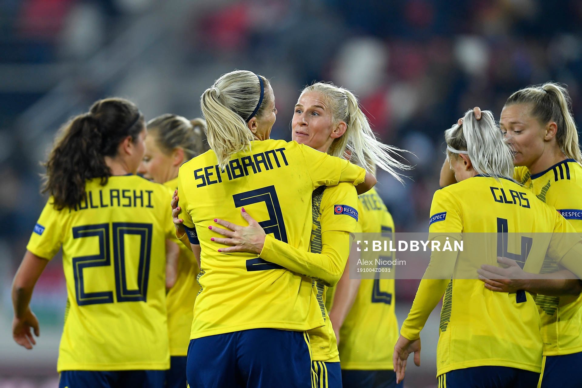 Linda Sembrant, Sofia Jakobsson, Hanna Glas, Loreta