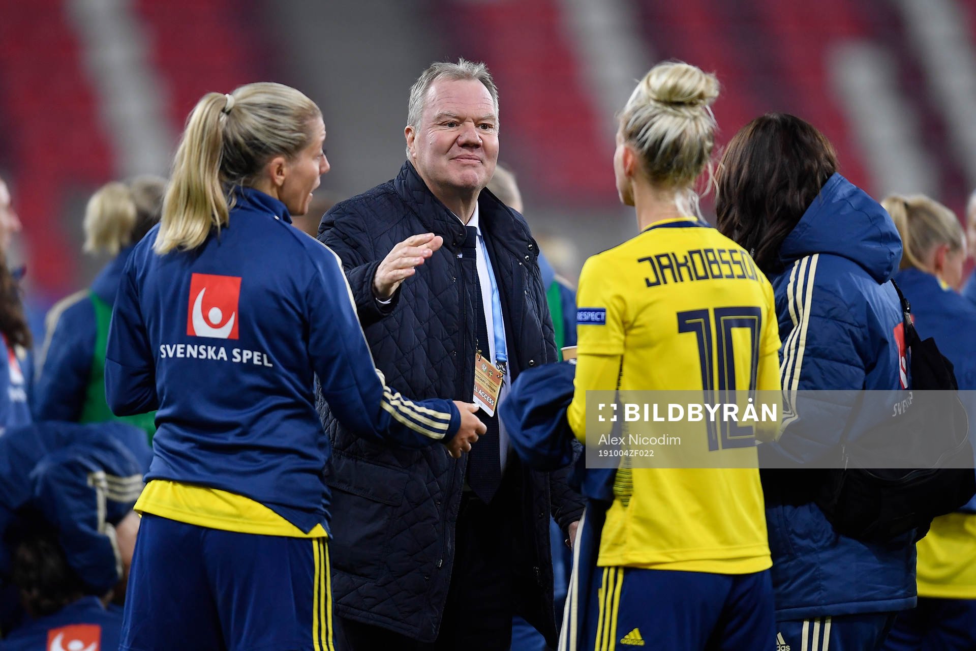 Karl-Erik Nilsson, president of the Swedish Football
