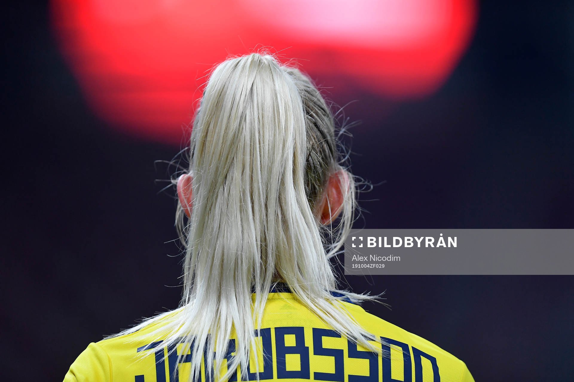 Sofia Jakobsson of Sweden reacts