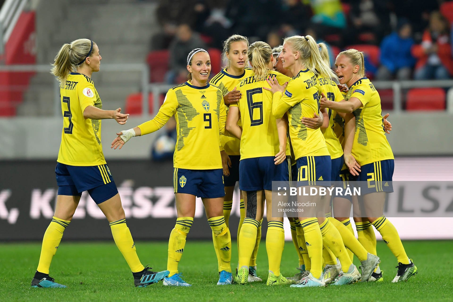 Linda Sembrant, Kosovare Asllani, Nathalie Bjorn, Magdalena
