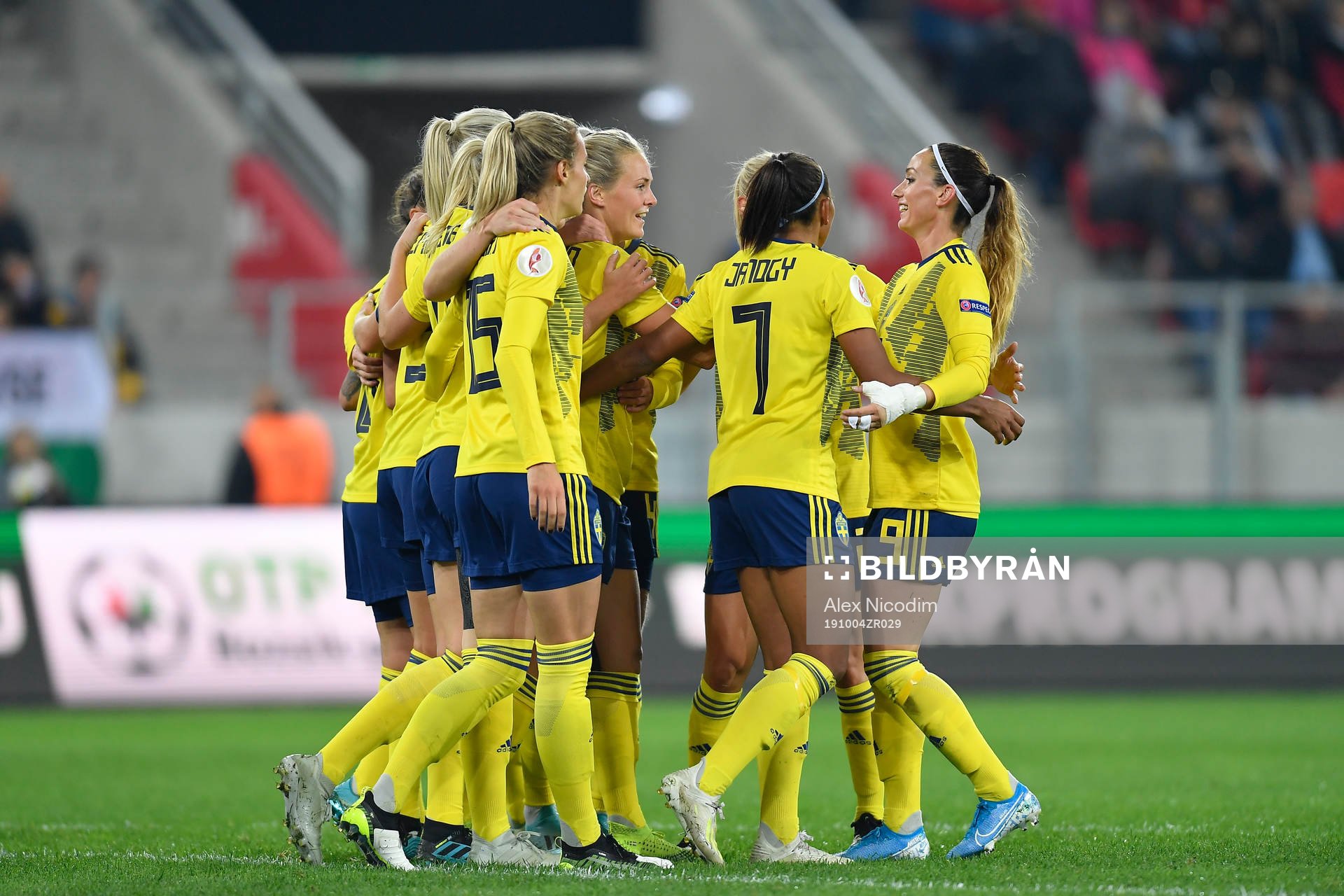 Magdalena Ericsson, Madelen Janogy, Hanna Glas and Kosovare