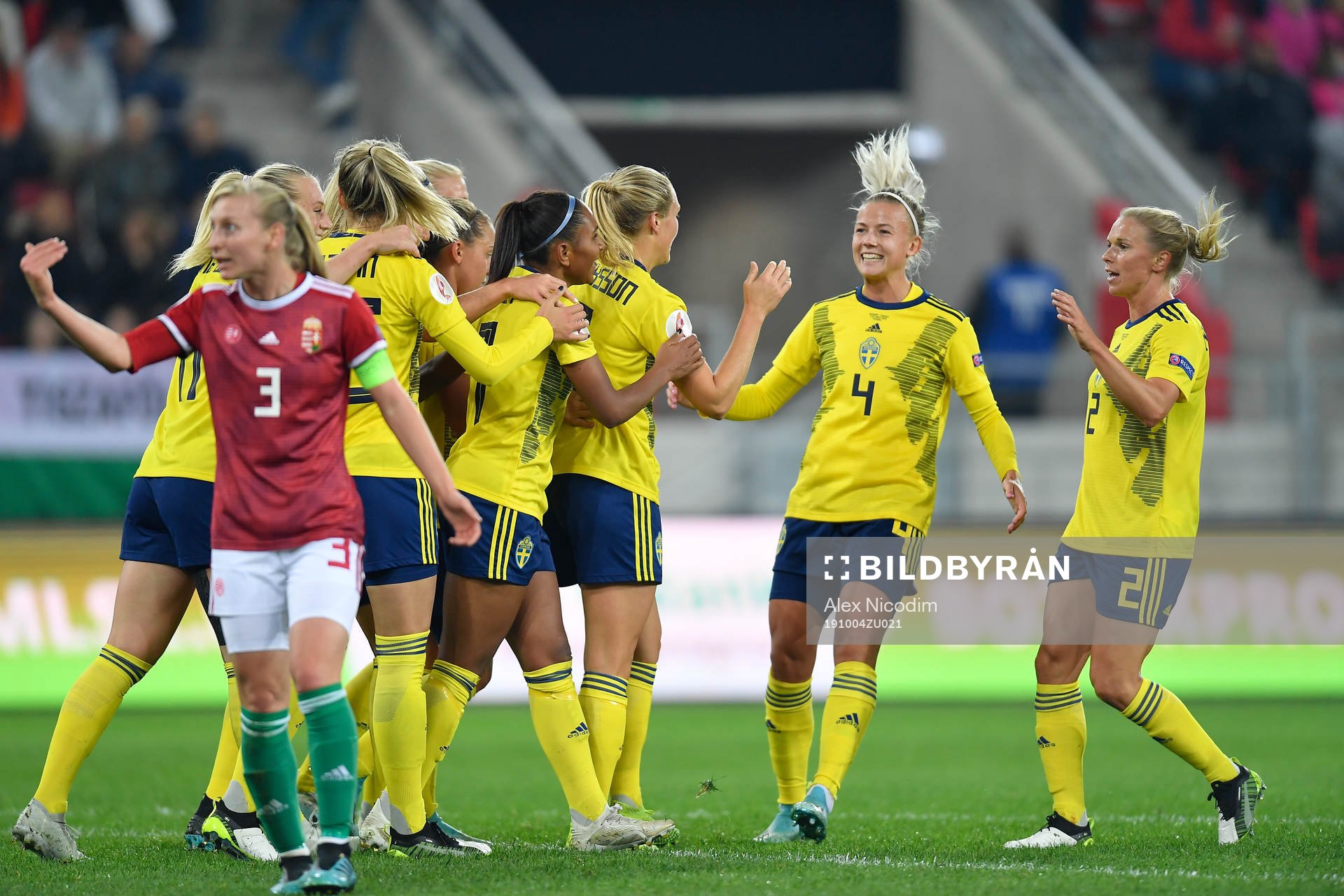 Magdalena Ericsson, Madelen Janogy, Hanna Glas and Jonna