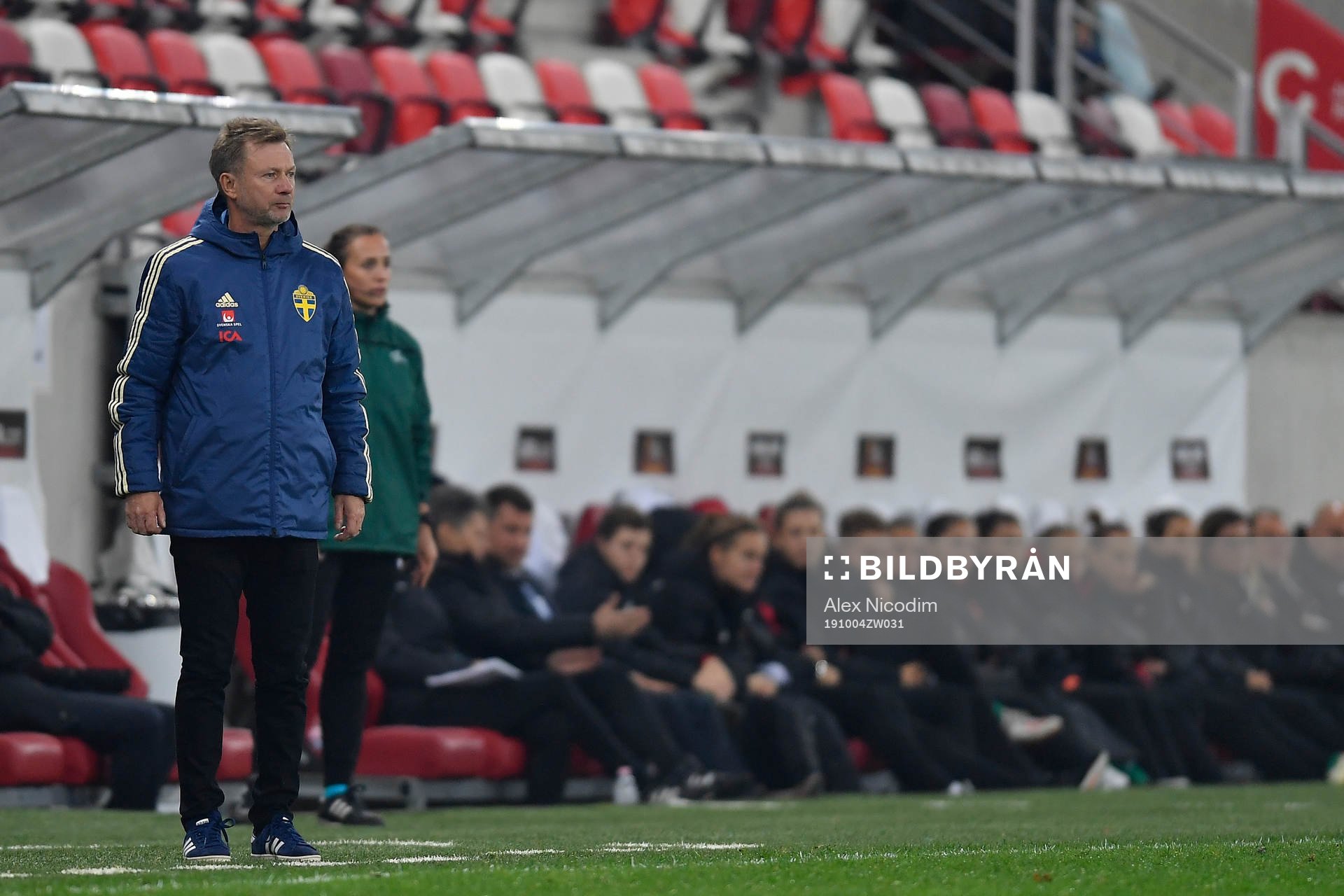 Peter Gerhardsson, head coach of Swden