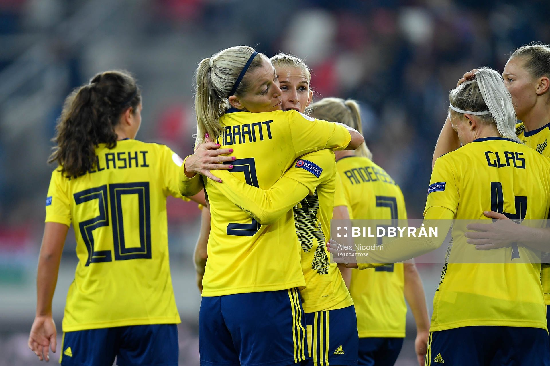 Linda Sembrant, Sofia Jakobsson, Hanna Glas, Loreta
