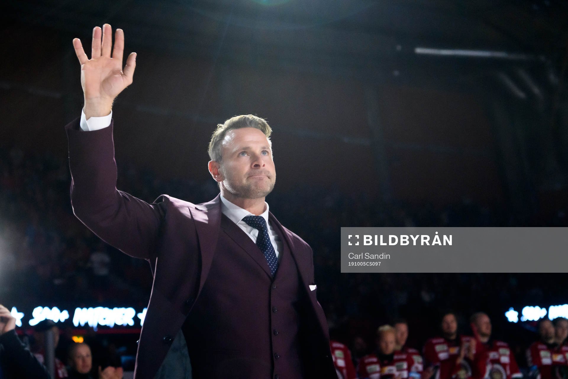 F.d. frölundaspelaren Jonas Esbjörs hyllas