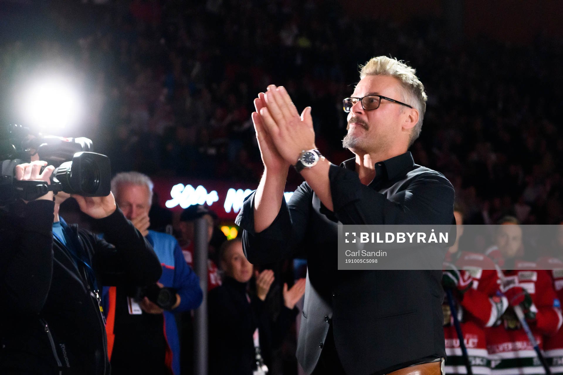 F.d. frölundaspelaren Ronnie Sundin hyllas