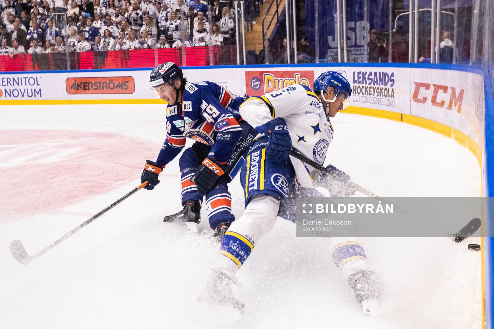 Växjös David Bernhardt och Leksands Jon Knuts
