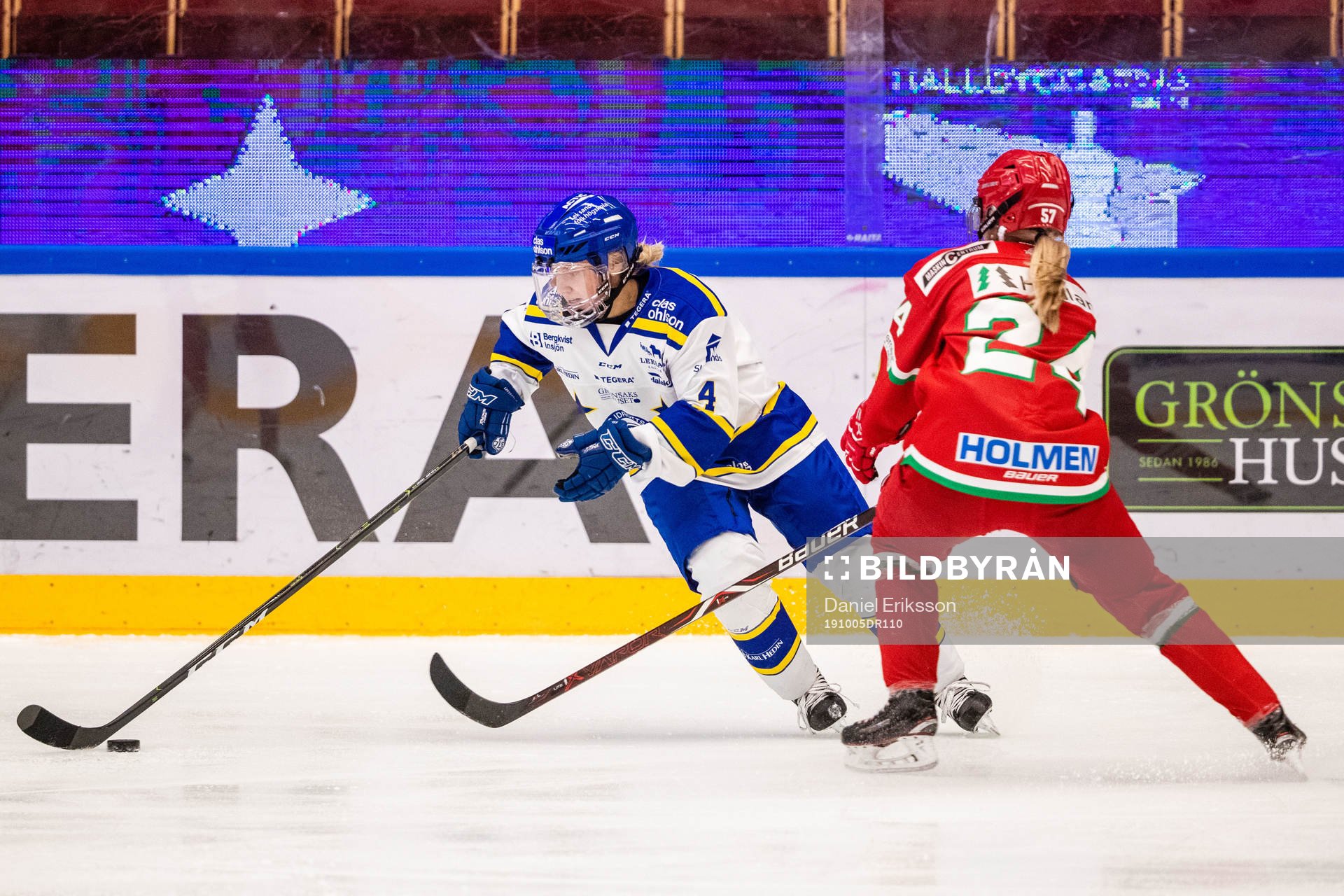 Leksands Wilma Johansson och Modos Anna Anderssonunder