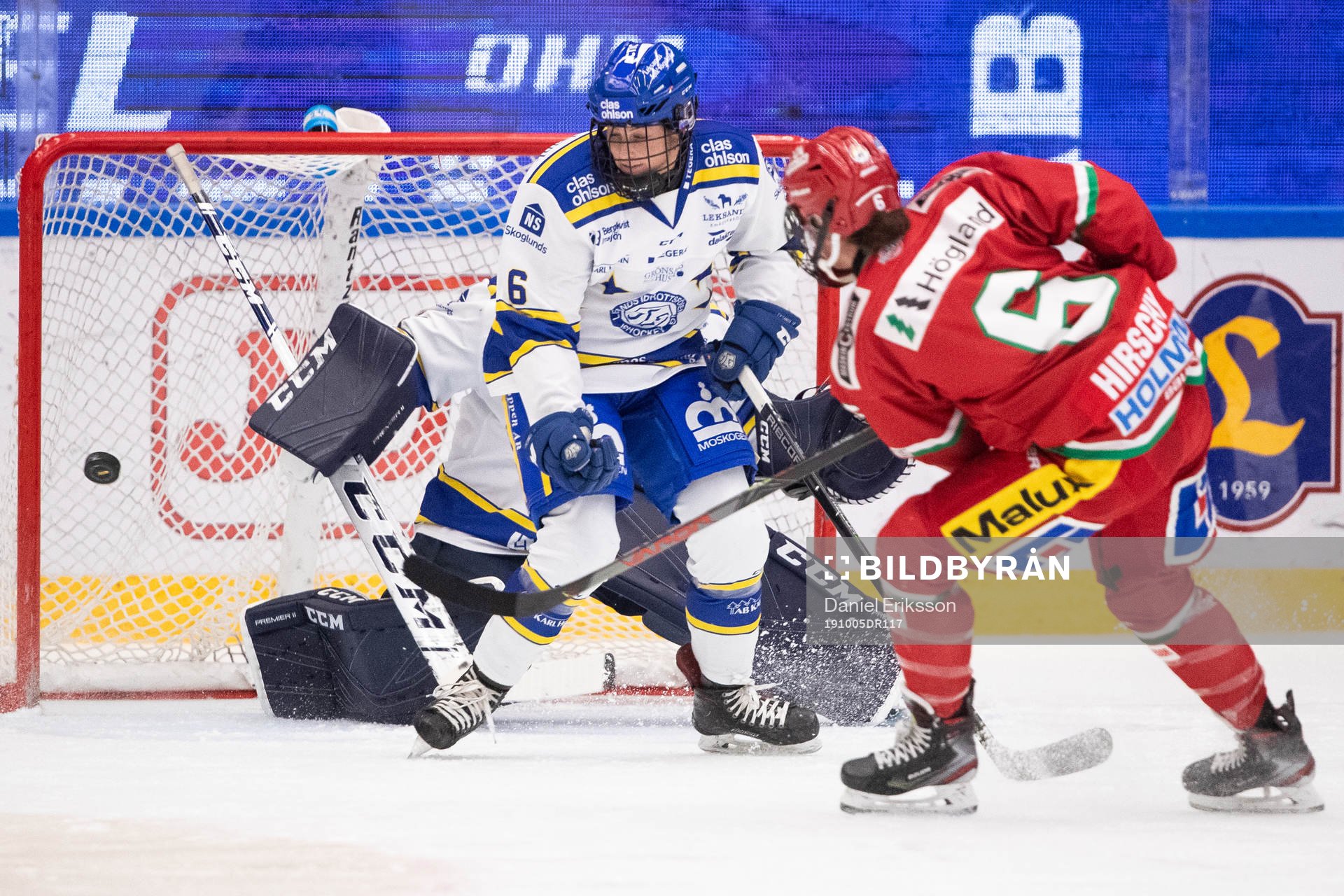 Leksands Maddie Rolfes  och Modos Gracen Hirschy