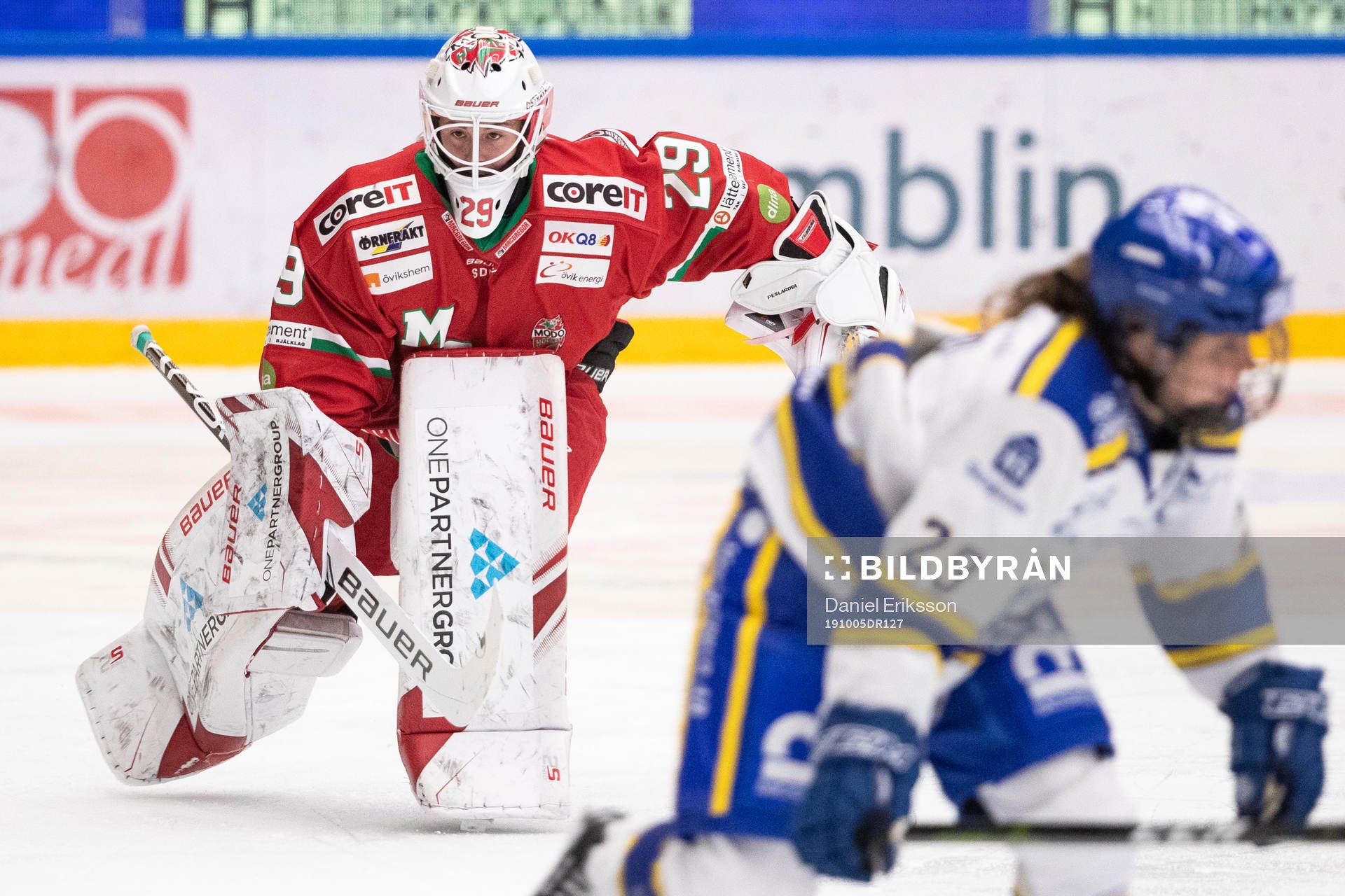 Modos målvakt Klara Peslarova