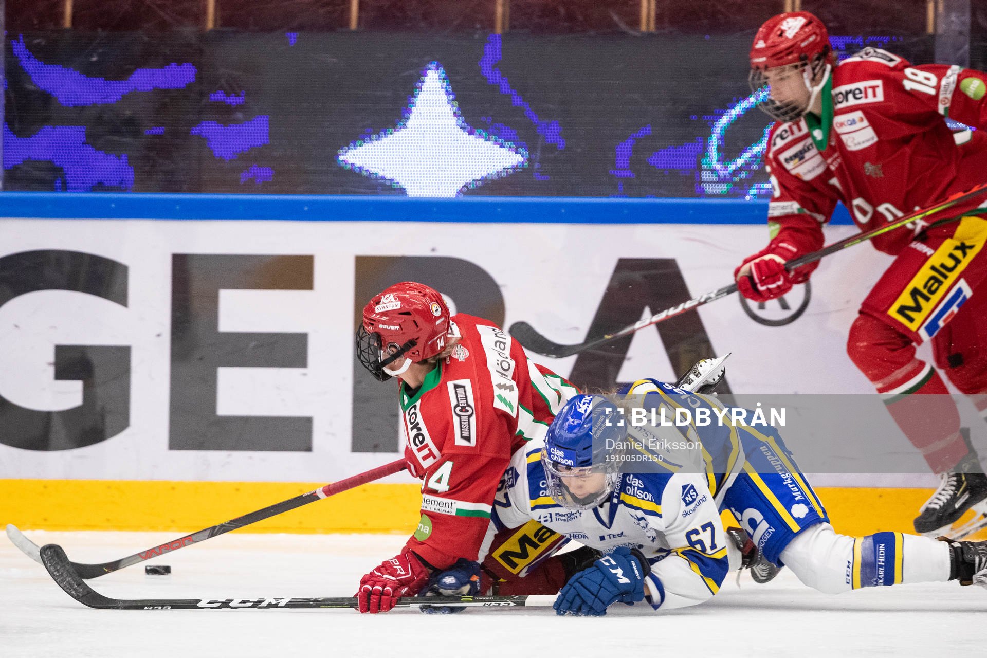 Leksands Emma Woods och Modos Sofia Engström
