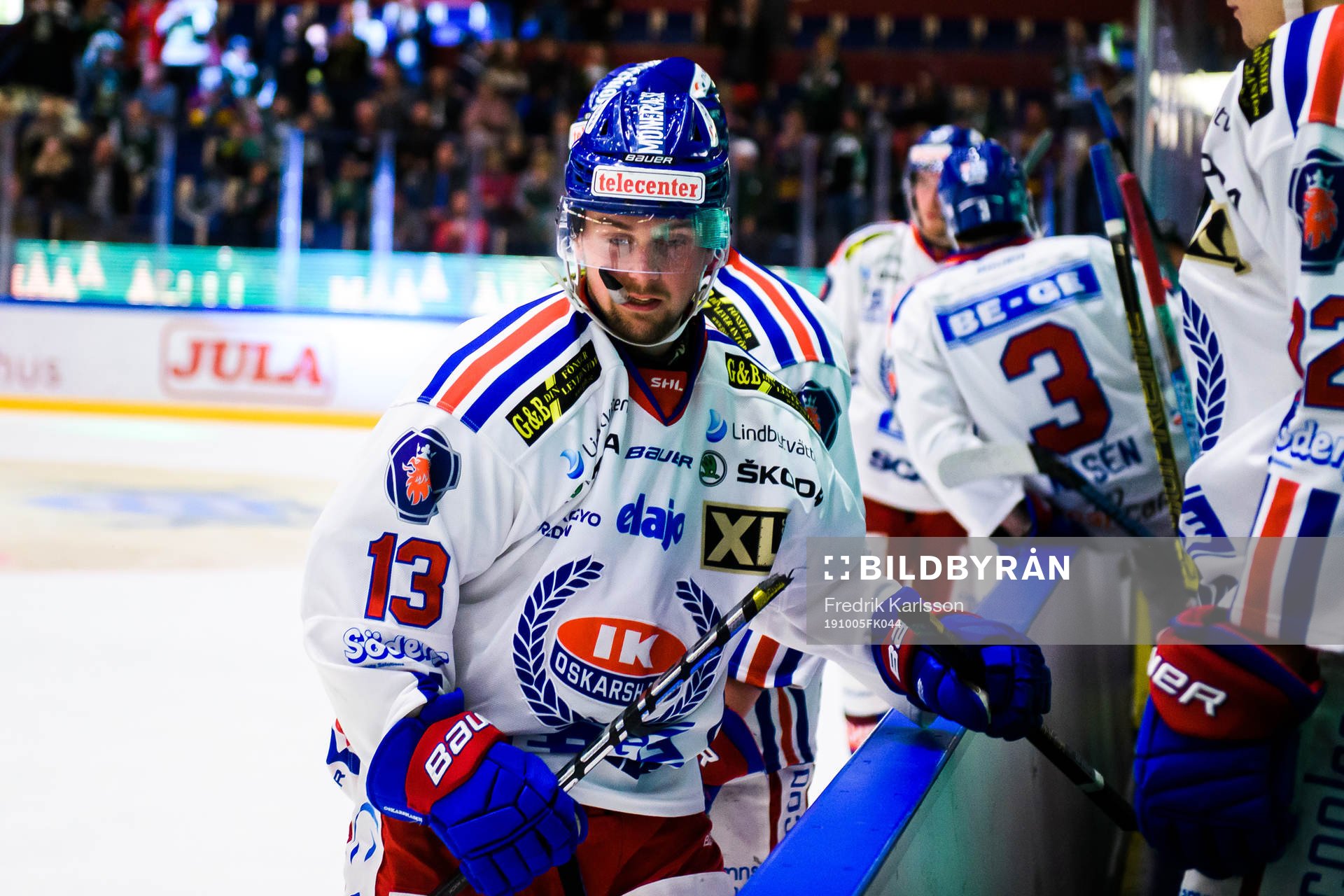 Oskarshamns Gustaf Franzén deppar och slår sönder