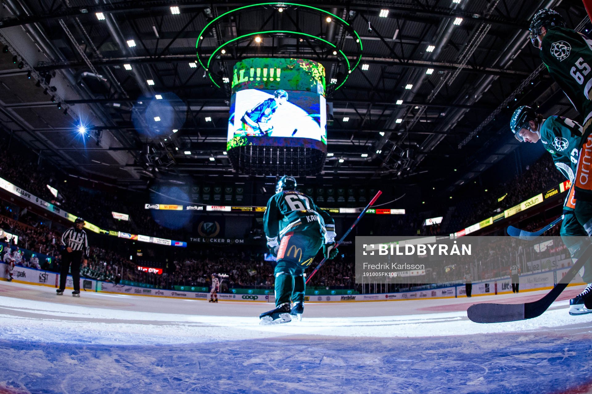 Färjestads Jamo Kärki jublar