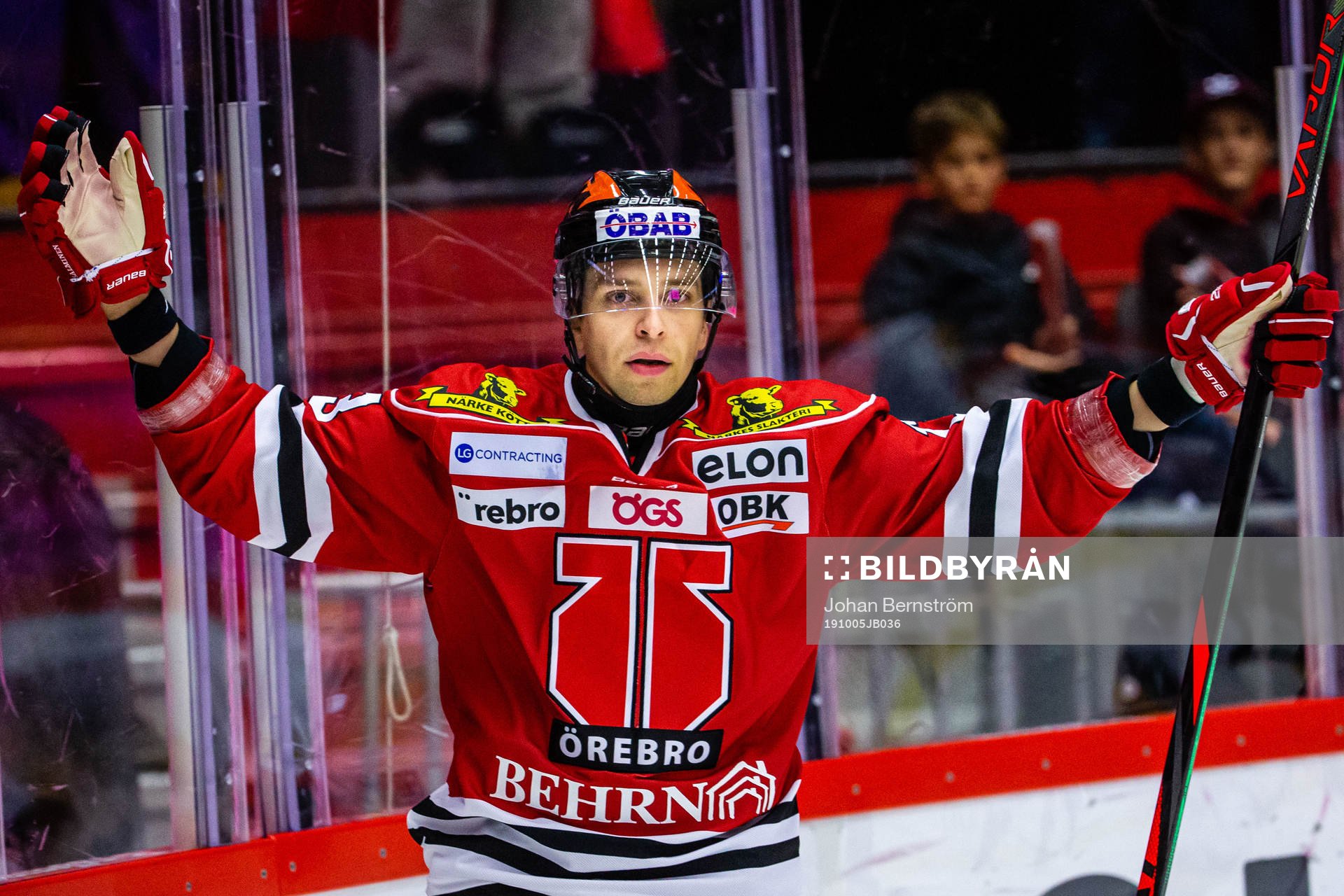 Örebros Sakari Salminen jublar
