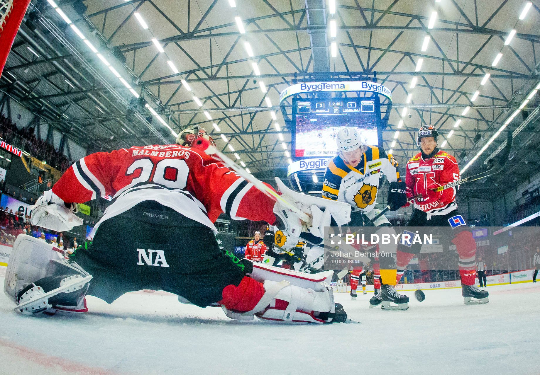 Skellefteås Albin Eriksson och Örebros Kristian Näkyvä