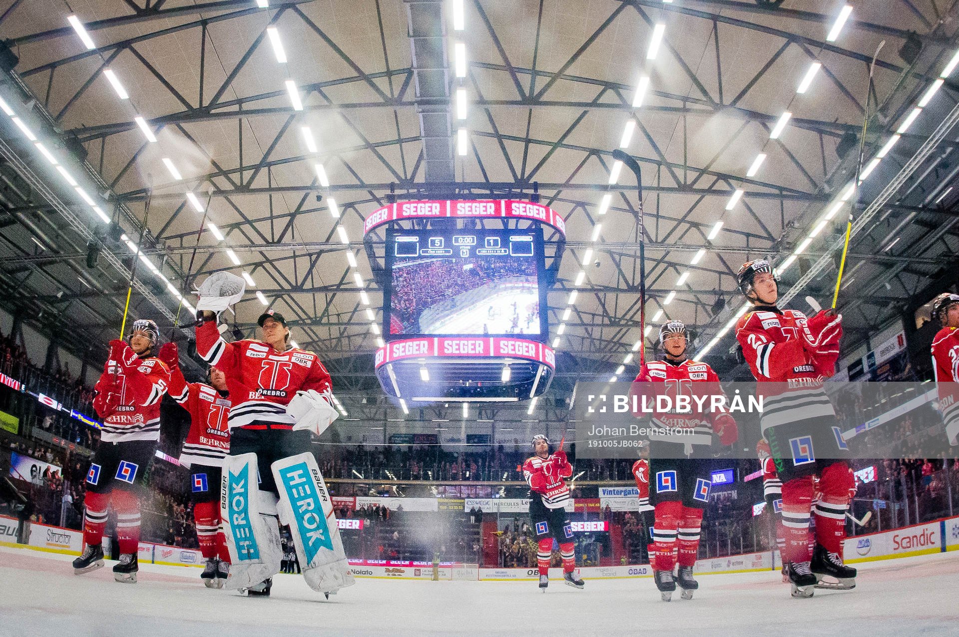 Örebros Kristian Näkyvä, målvakt Jonas Arntzen, Alfred