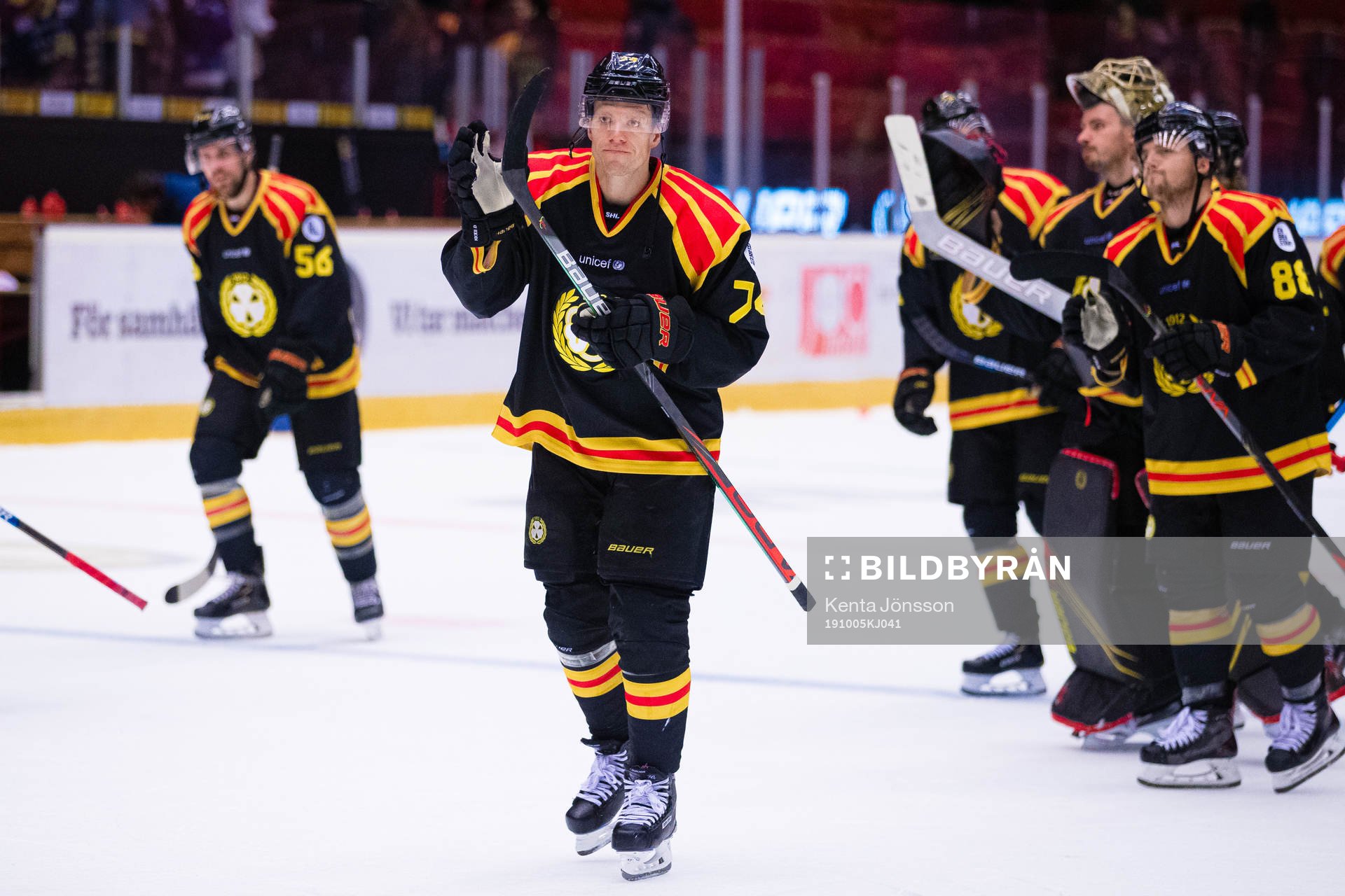 Brynäs Nicklas Danielsson deppar med lagkamrater