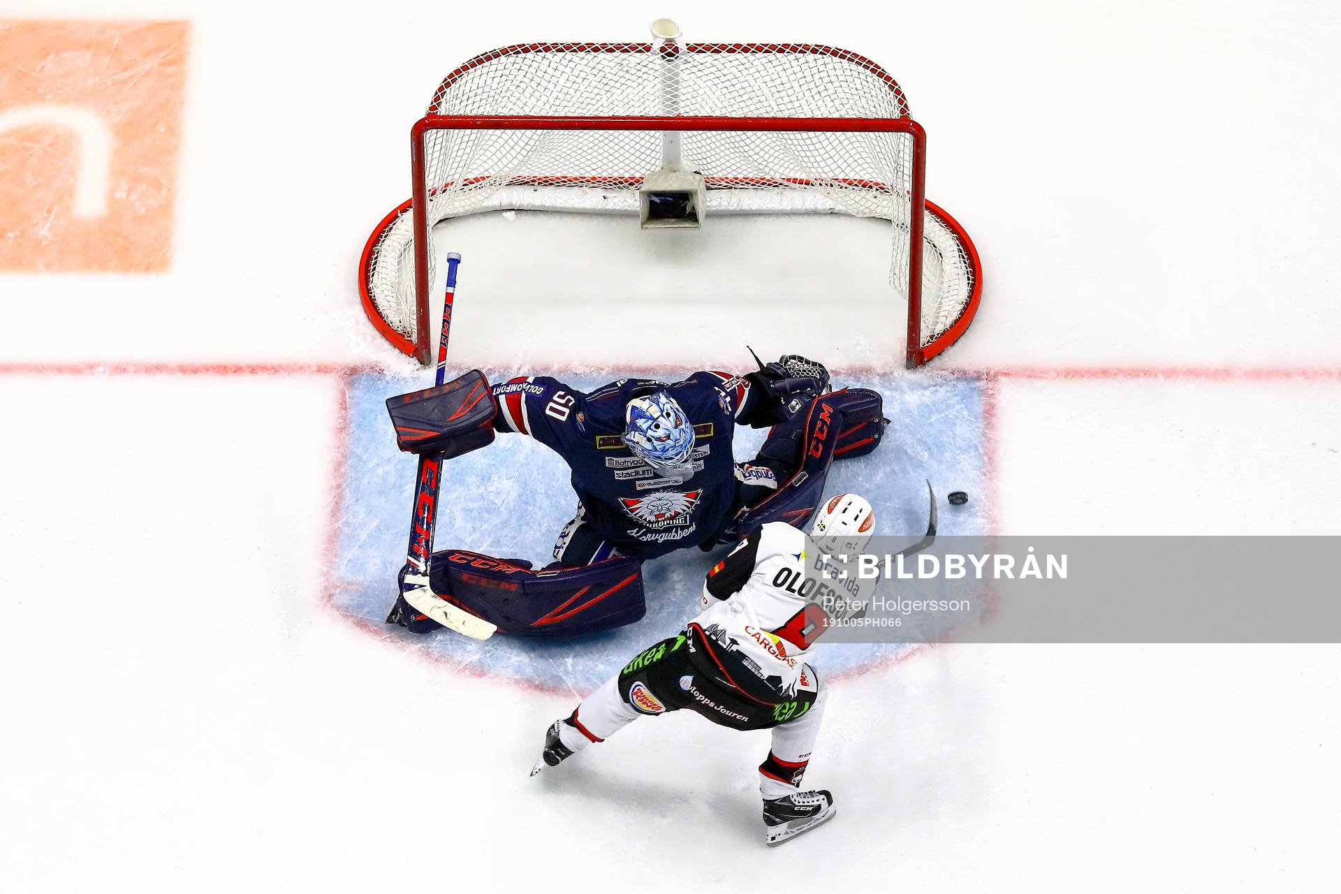 Avgörande mål på straff av Malmö Redhawks Johan