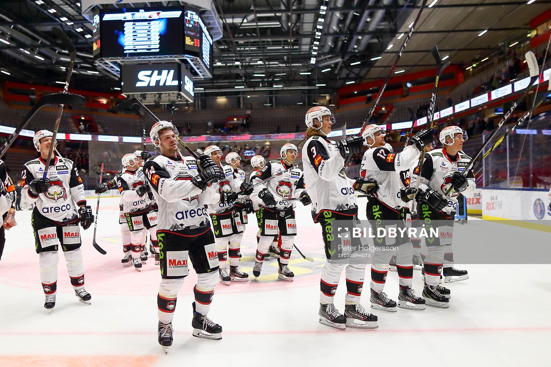 Malmö Redhawks tackar sina supporters