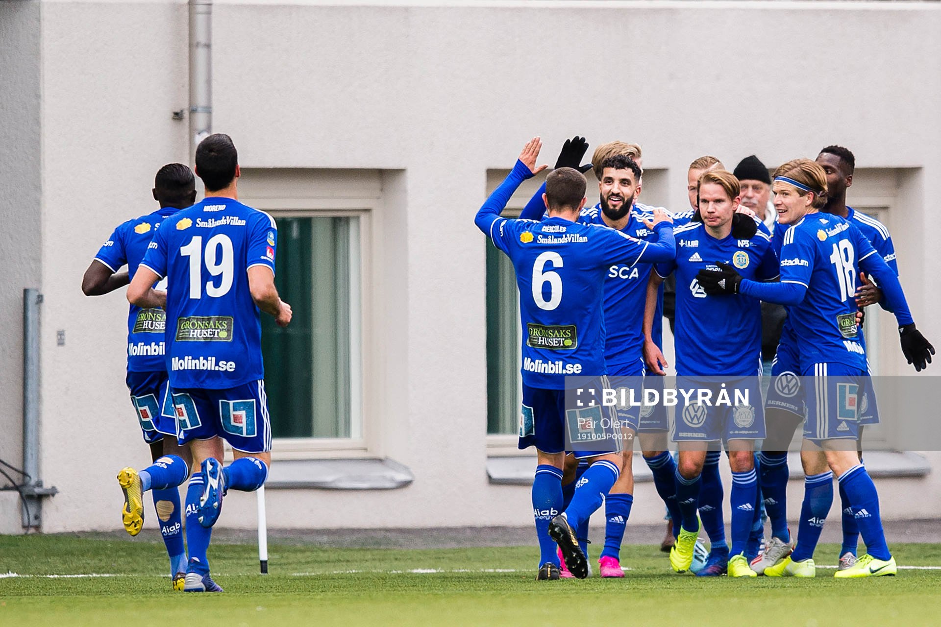 Sundsvalls spelare jublar