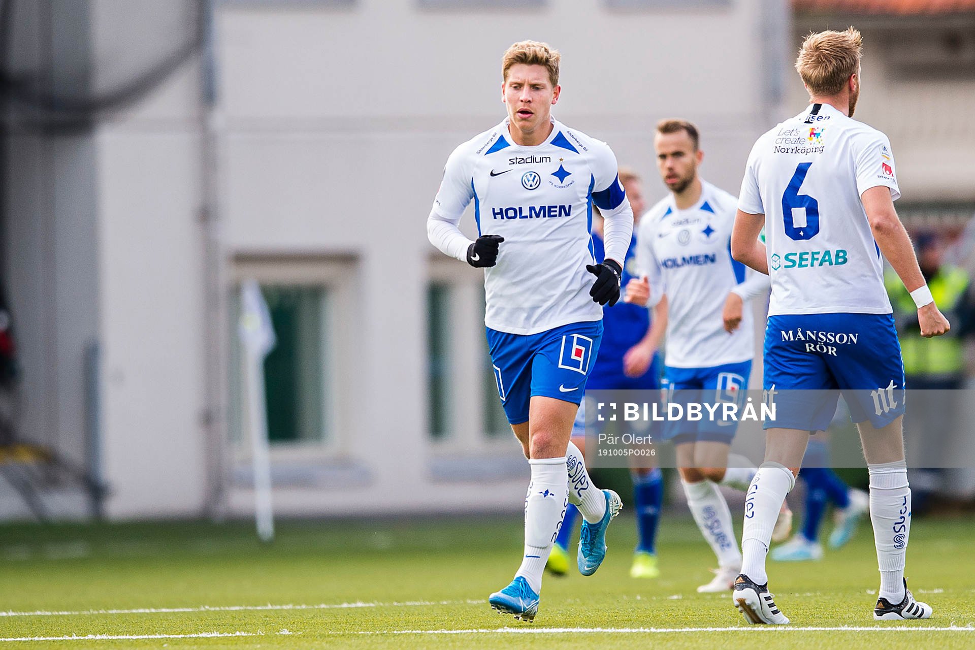 IFK Norrköpings Alexander Fransson jublar