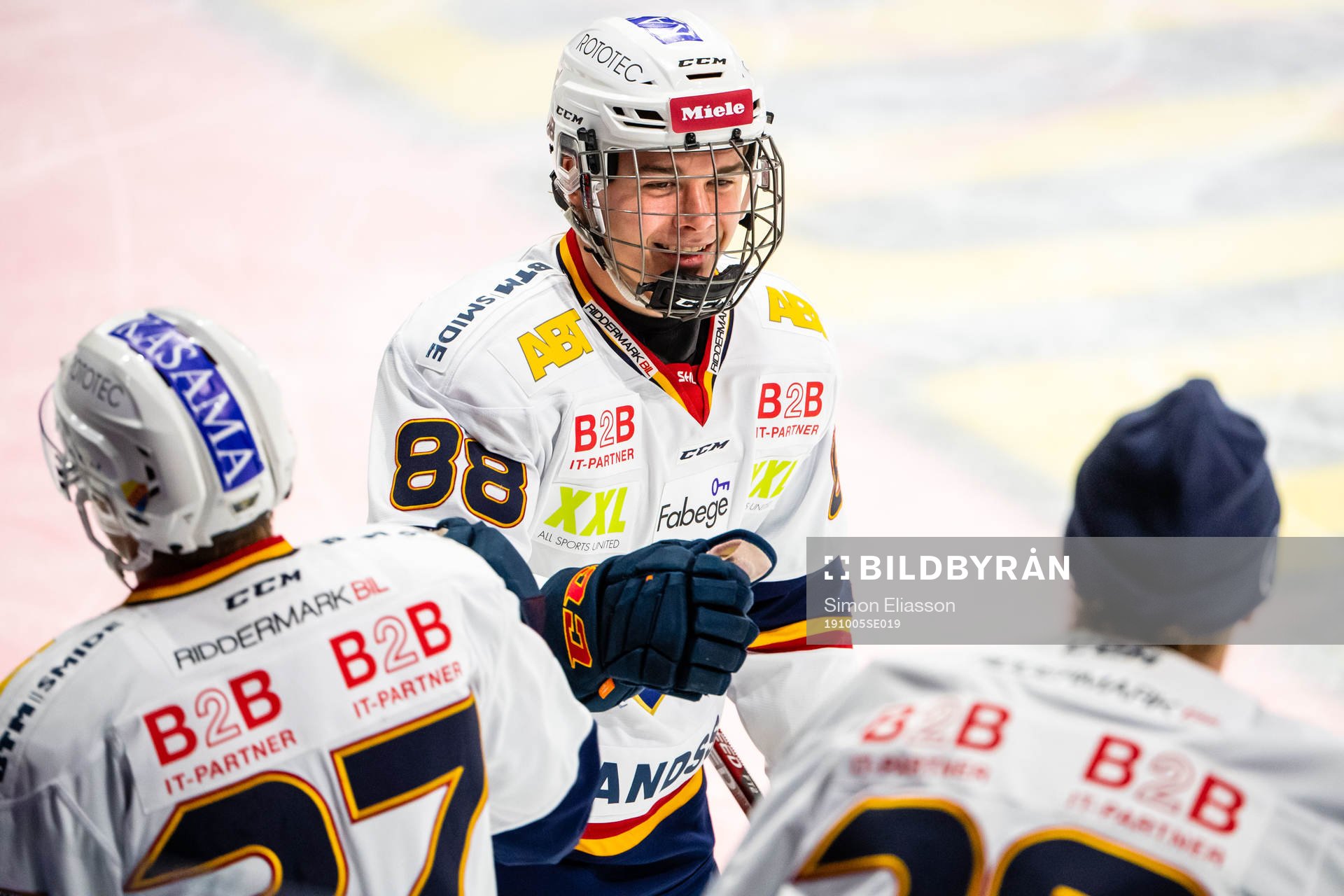 Djurgårdens Alexander Holtz jublar