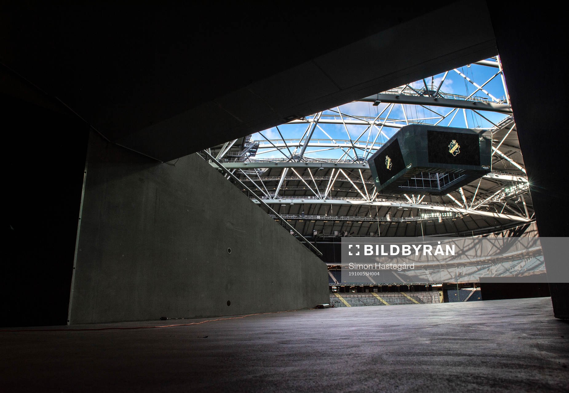 Öppet tak på Friends Arena
