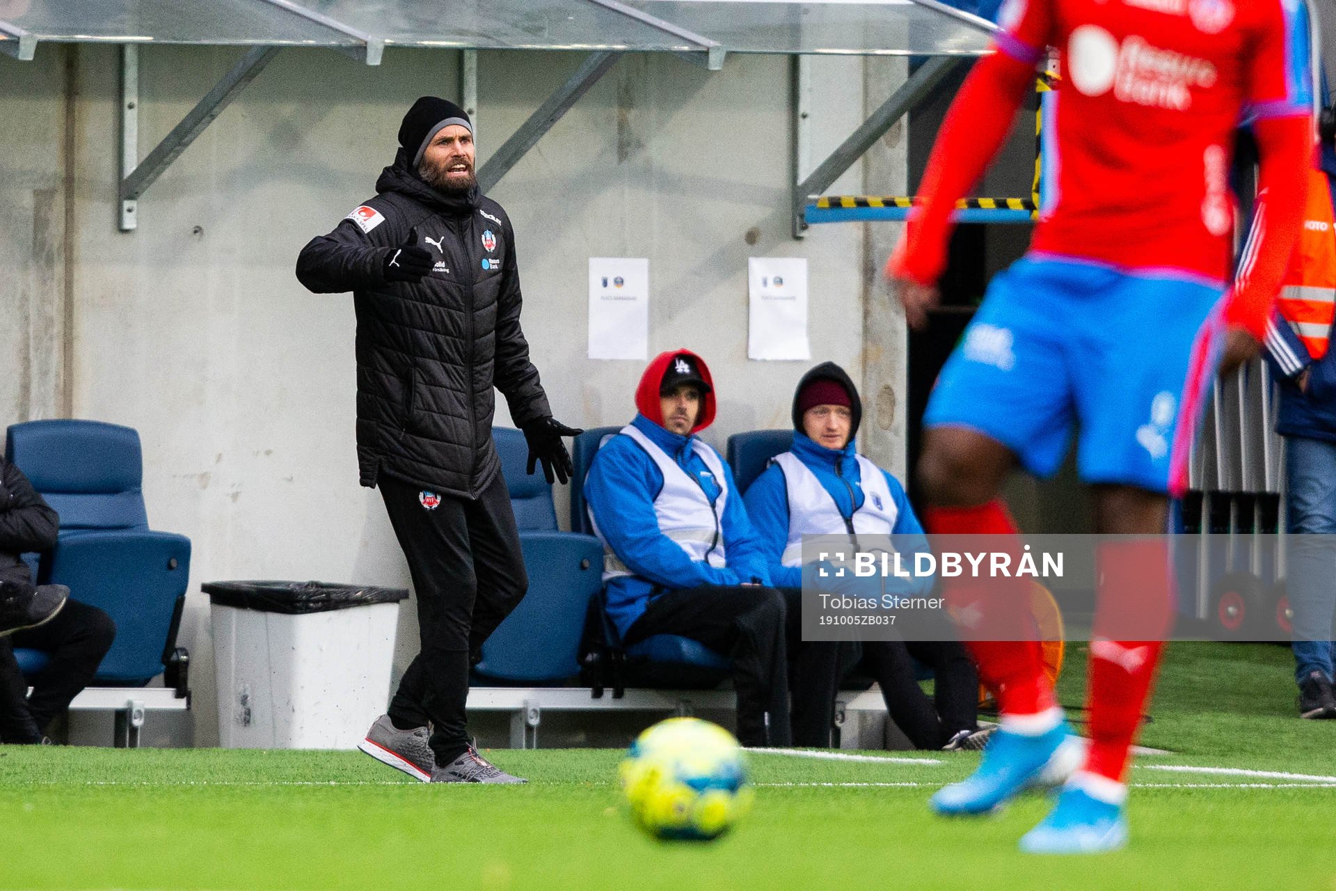 Helsingborgs tränare Olof Mellberg