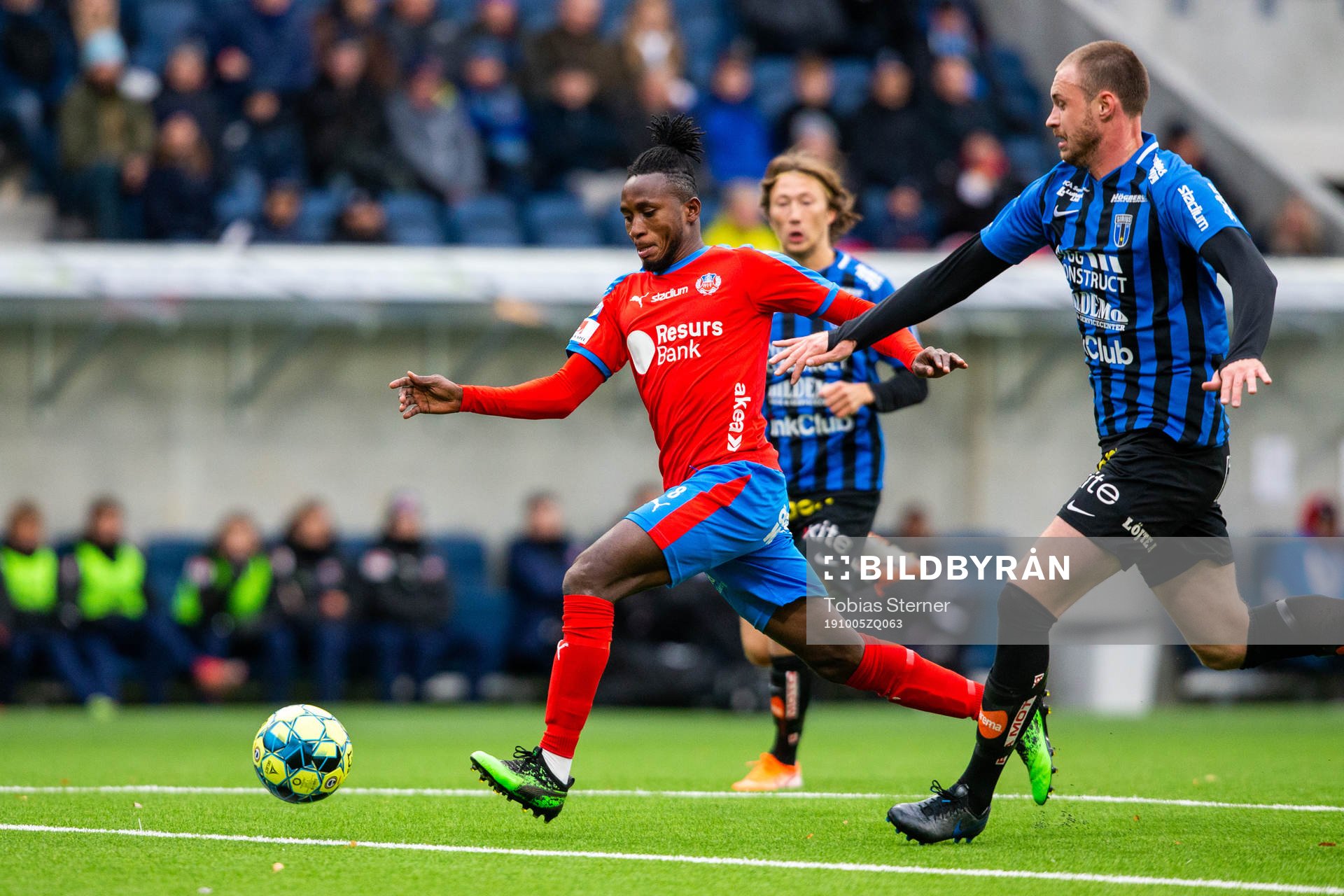 Helsingborgs Mamudu Moro och Sirius Daniel Jarl