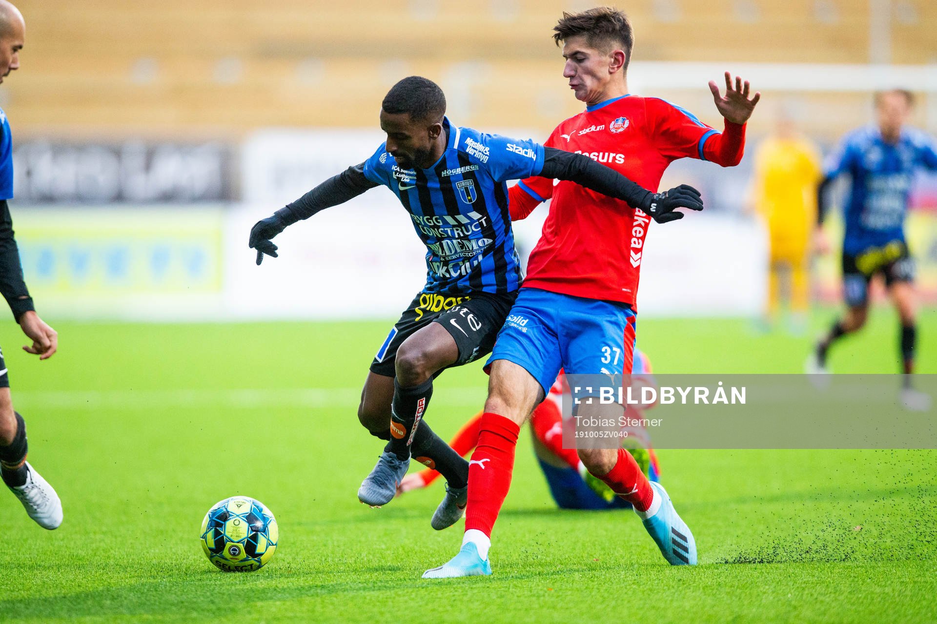 Sirius Mohammed Khalid Saeid och Helsingborgs Armin Gigovic