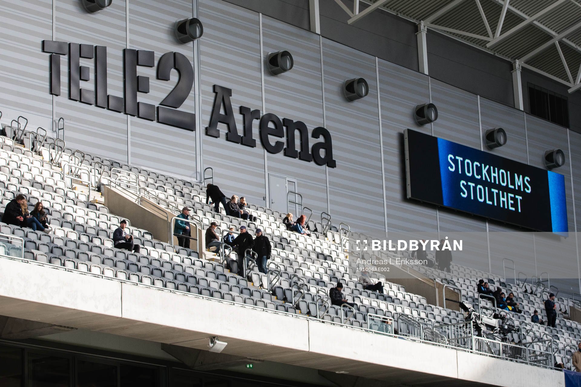 Interiör av Tele2 Arena