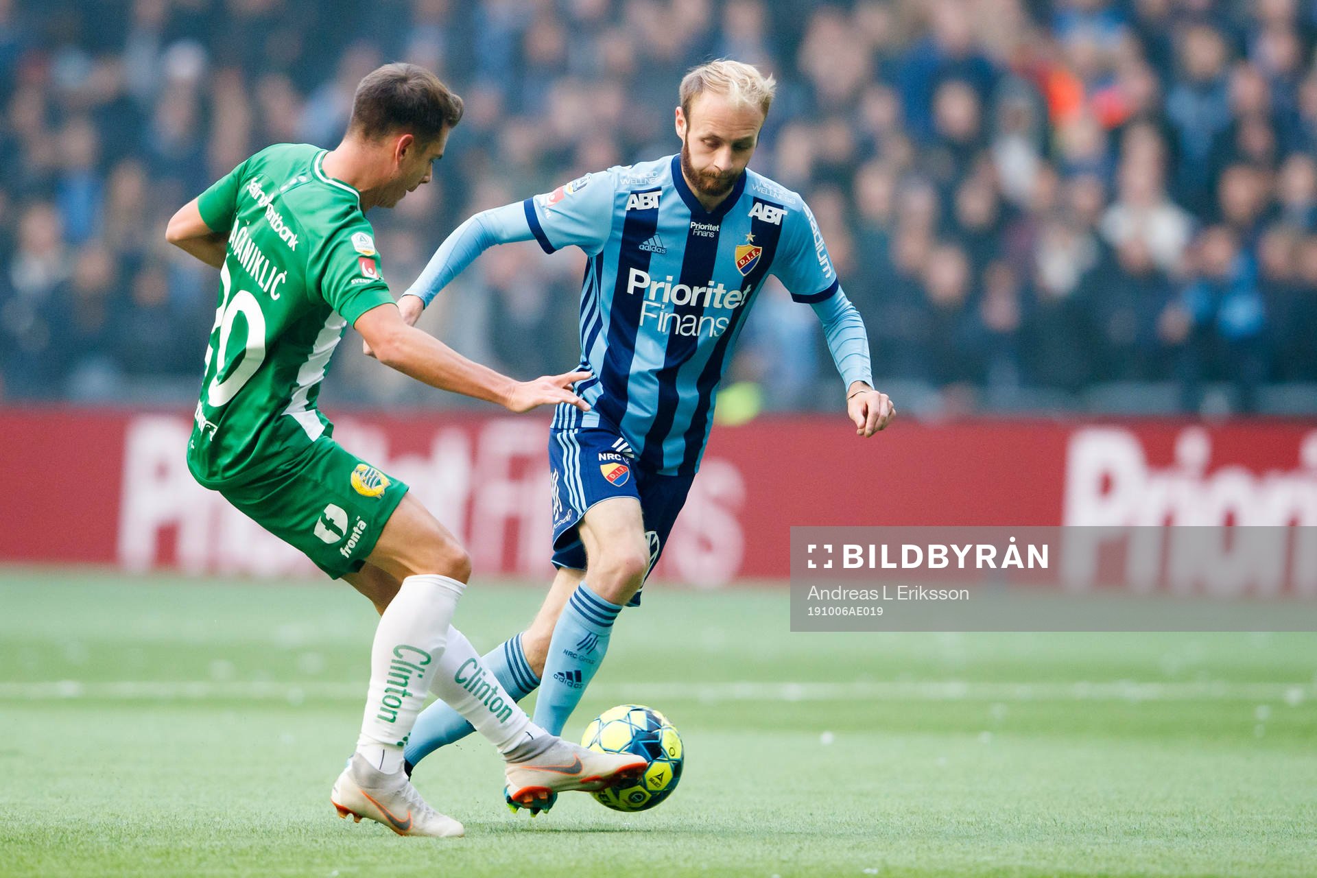 Hammarbys Alexander Kacaniklic och Djurgårdens Curtis